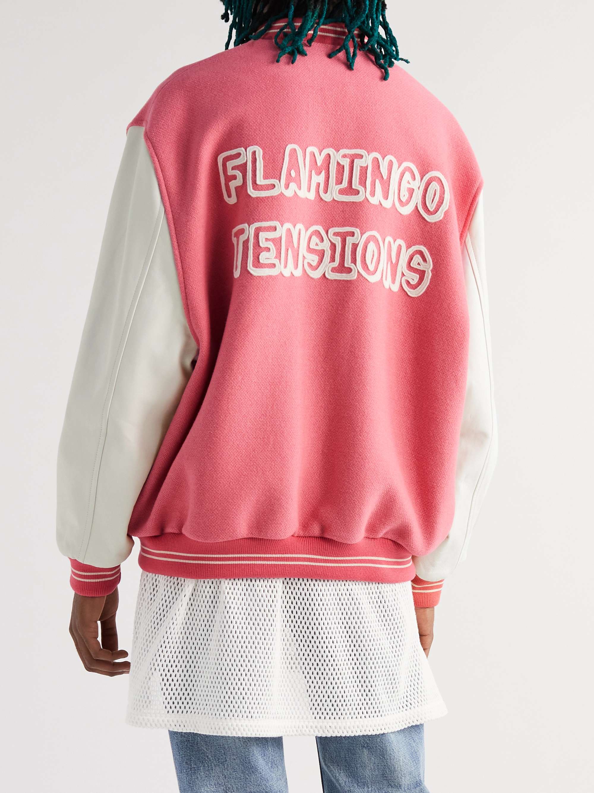CELINE Embroidered Virgin Wool-Blend Bomber Jacket