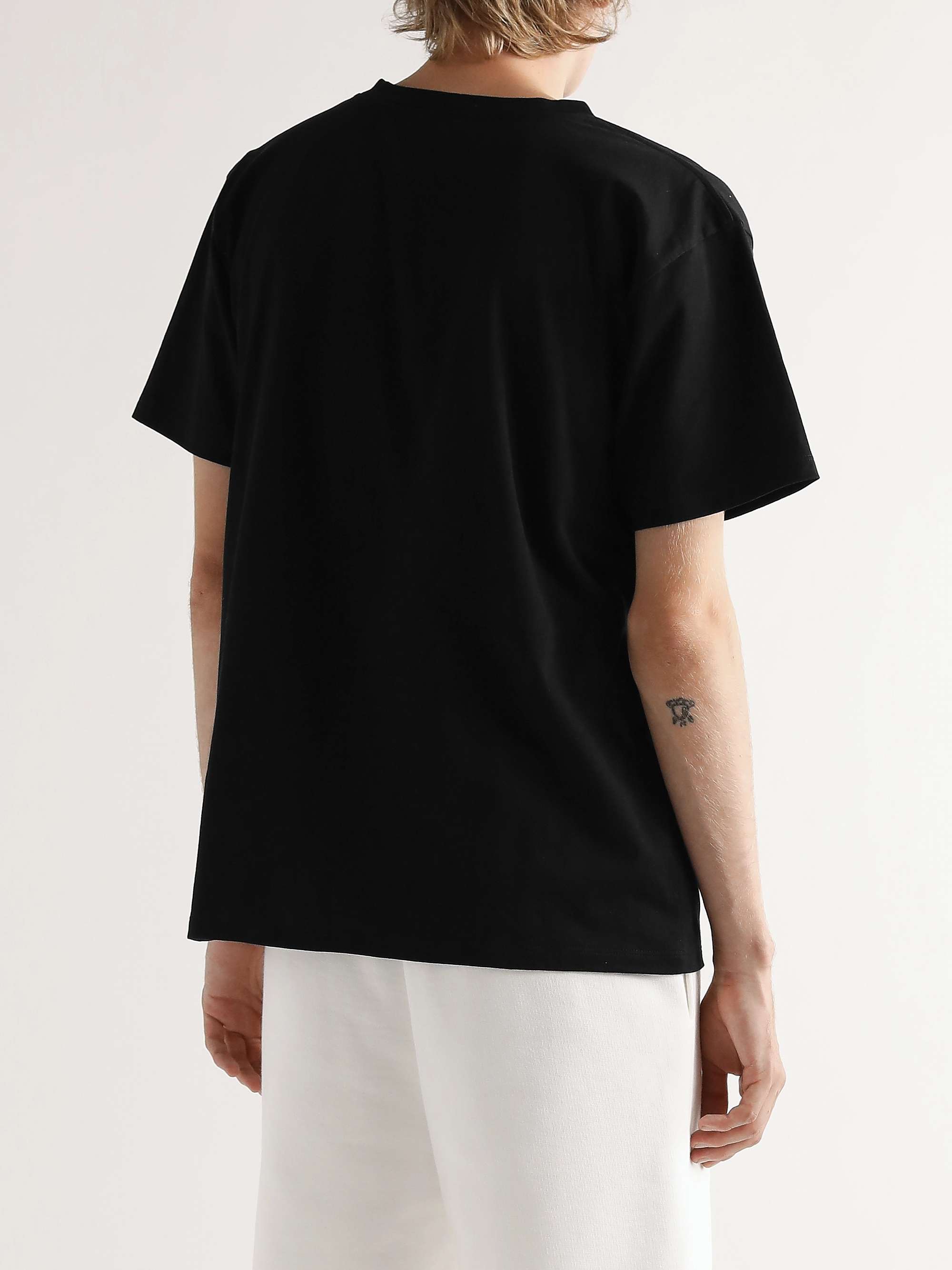 CELINE HOMME Printed Cotton-Jersey T-Shirt