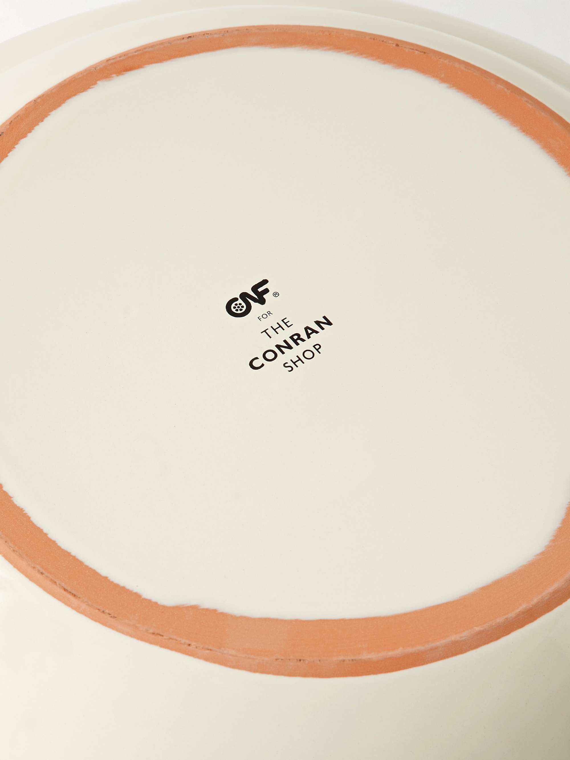 THE CONRAN SHOP Large Splattered Terracotta Serving Bowl