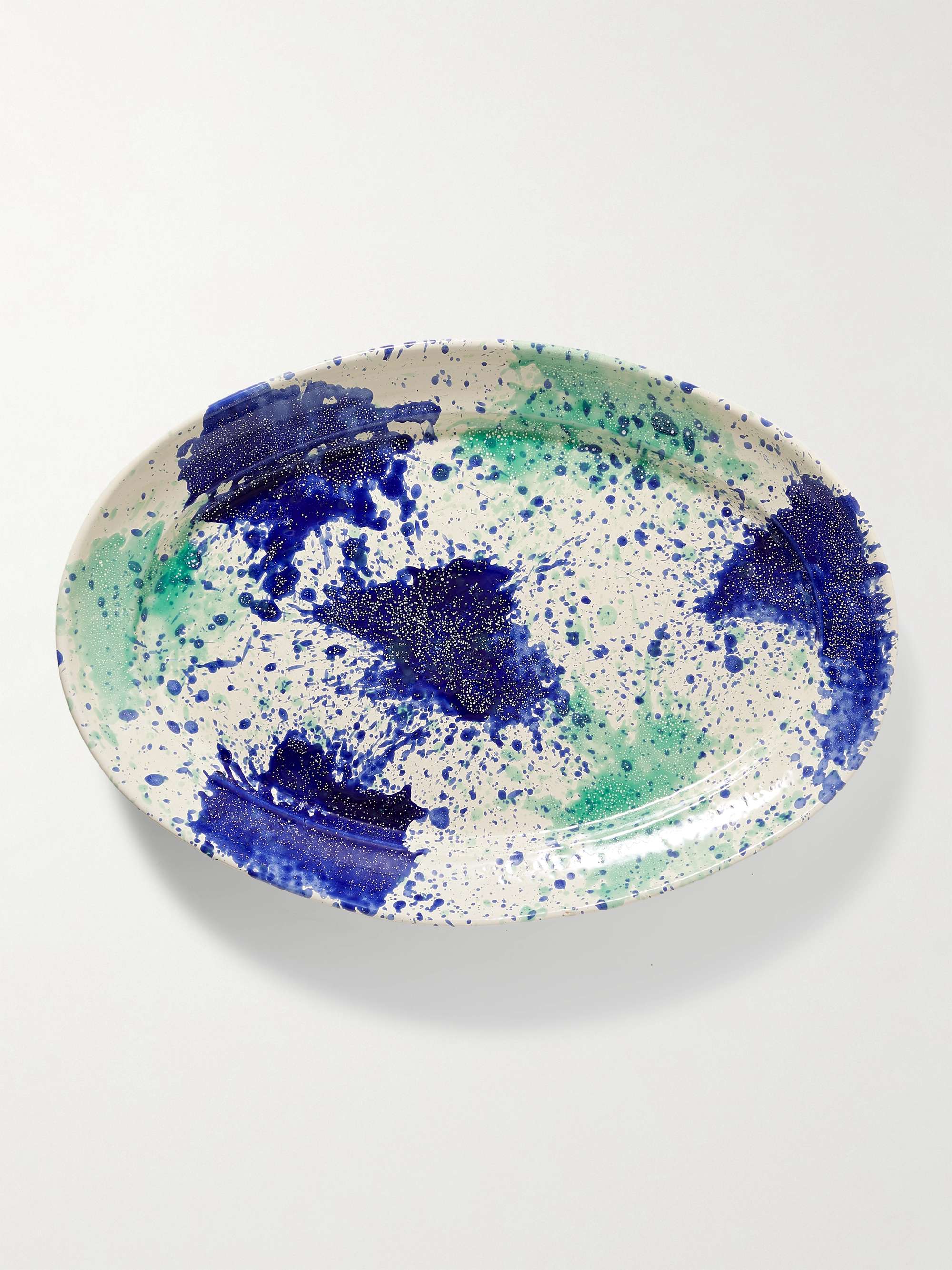 THE CONRAN SHOP Splattered Terracotta Serving Platter