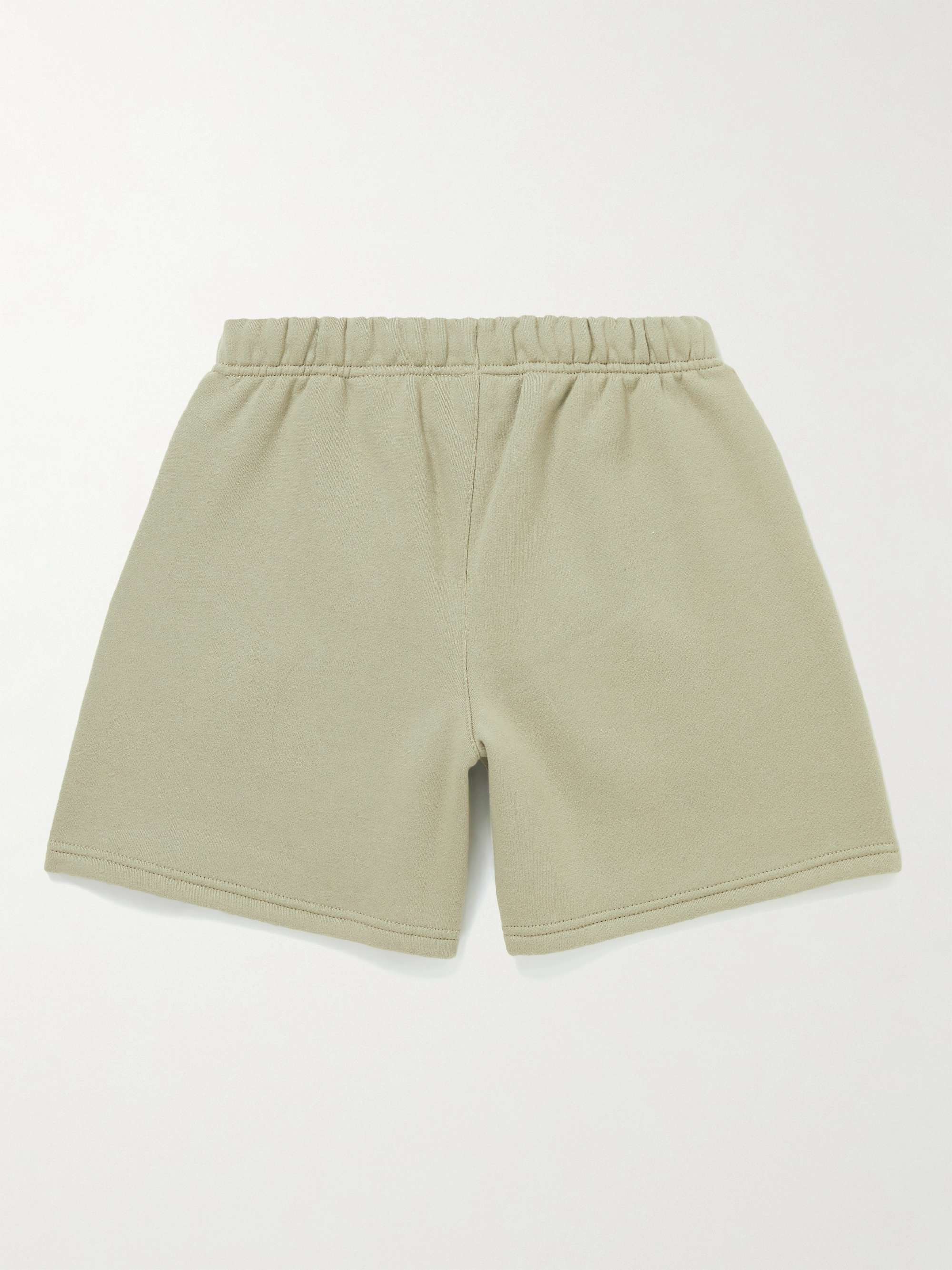 FEAR OF GOD ESSENTIALS KIDS Logo-Print Cotton-Blend Jersey Drawstring Shorts