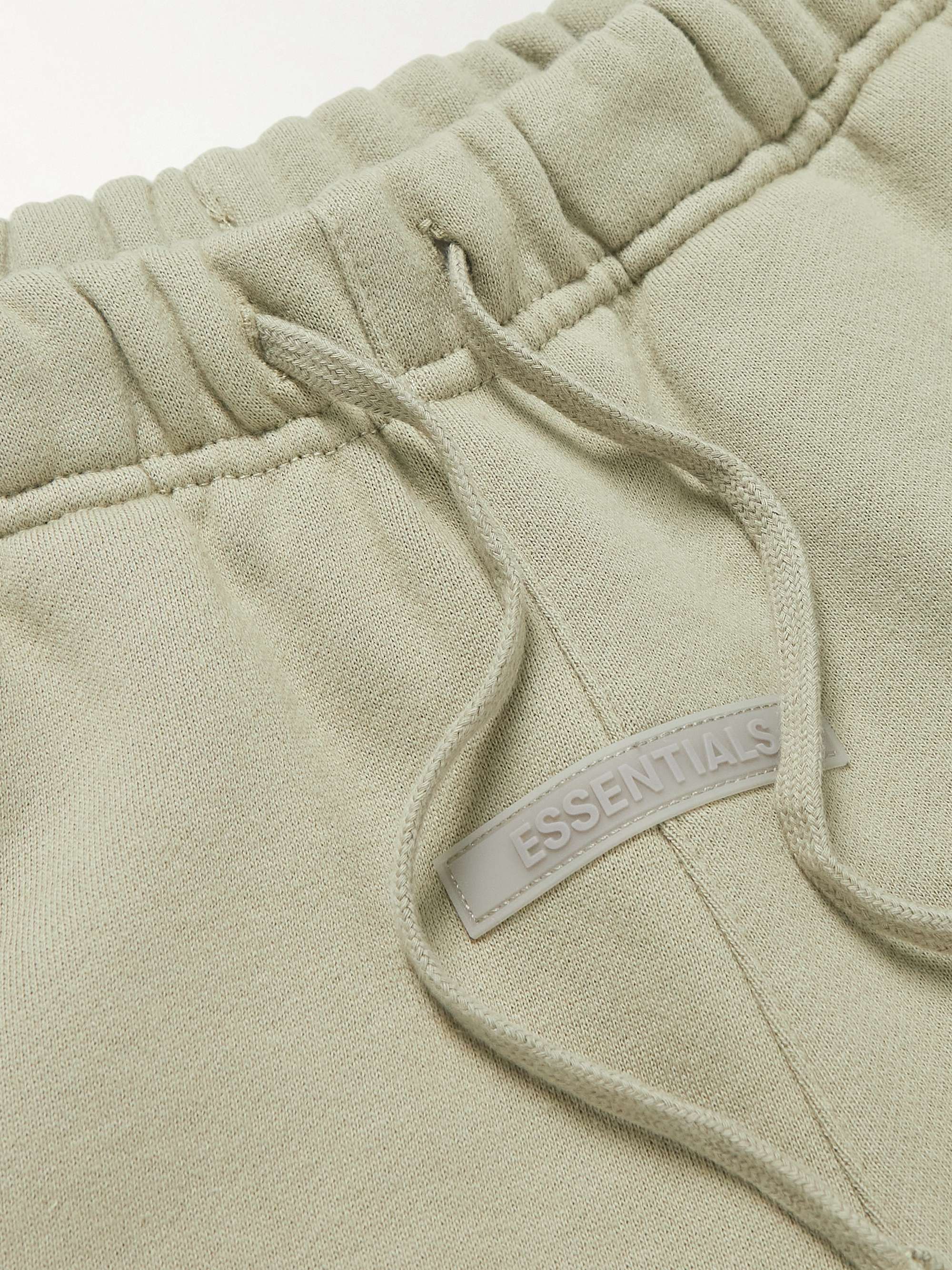 FEAR OF GOD ESSENTIALS KIDS Logo-Print Cotton-Blend Jersey Drawstring Shorts