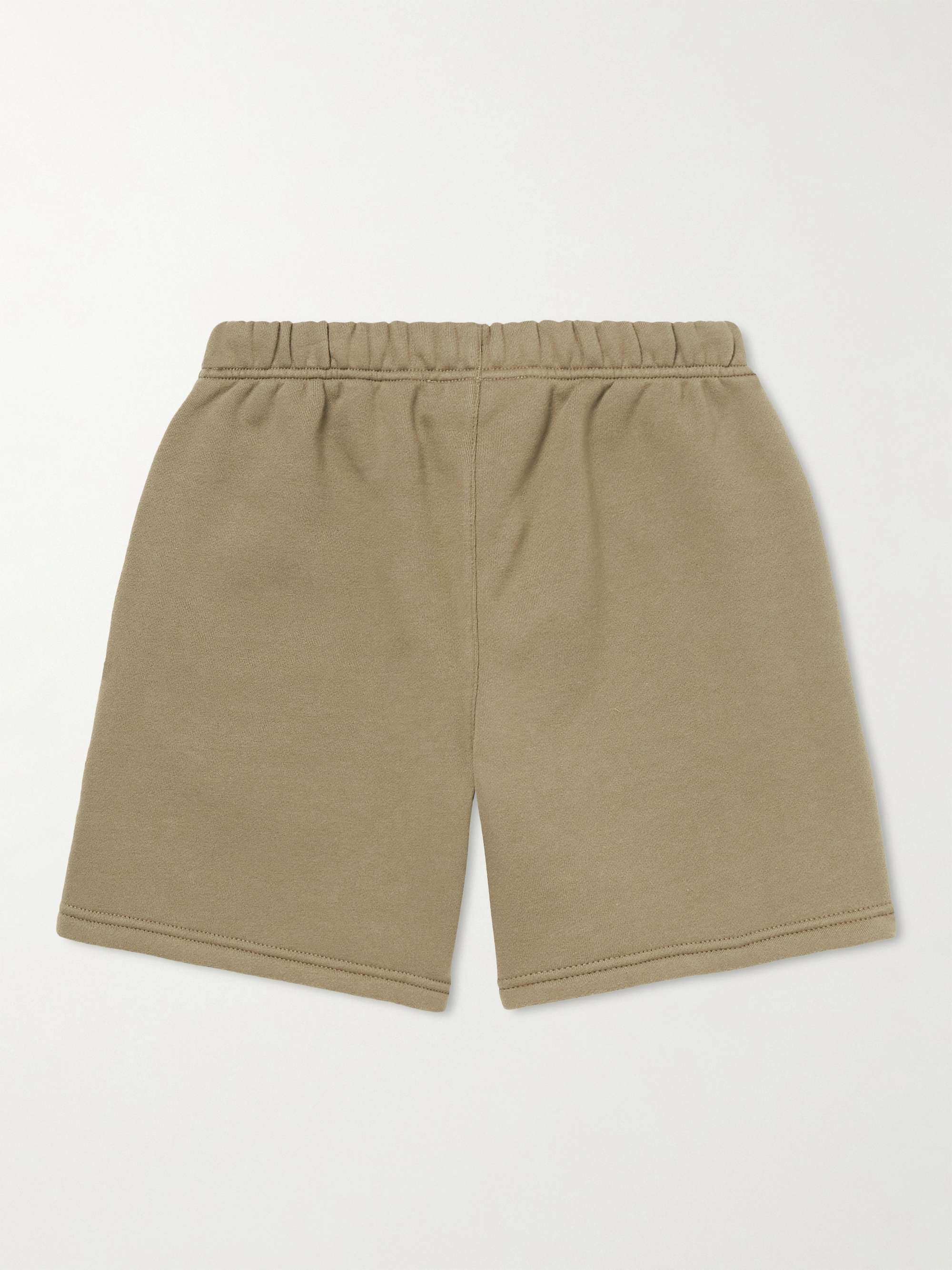 FEAR OF GOD ESSENTIALS KIDS Logo-Print Cotton-Blend Jersey Drawstring Shorts