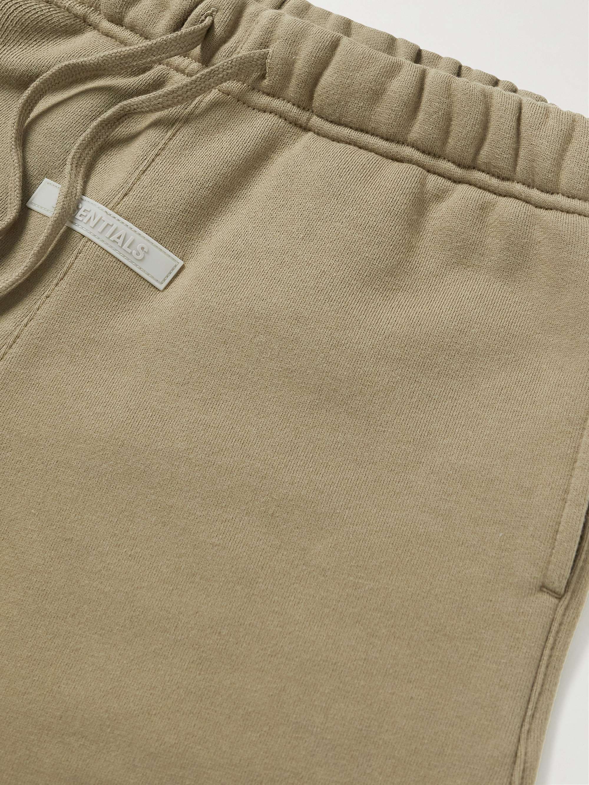 FEAR OF GOD ESSENTIALS KIDS Logo-Print Cotton-Blend Jersey Drawstring Shorts