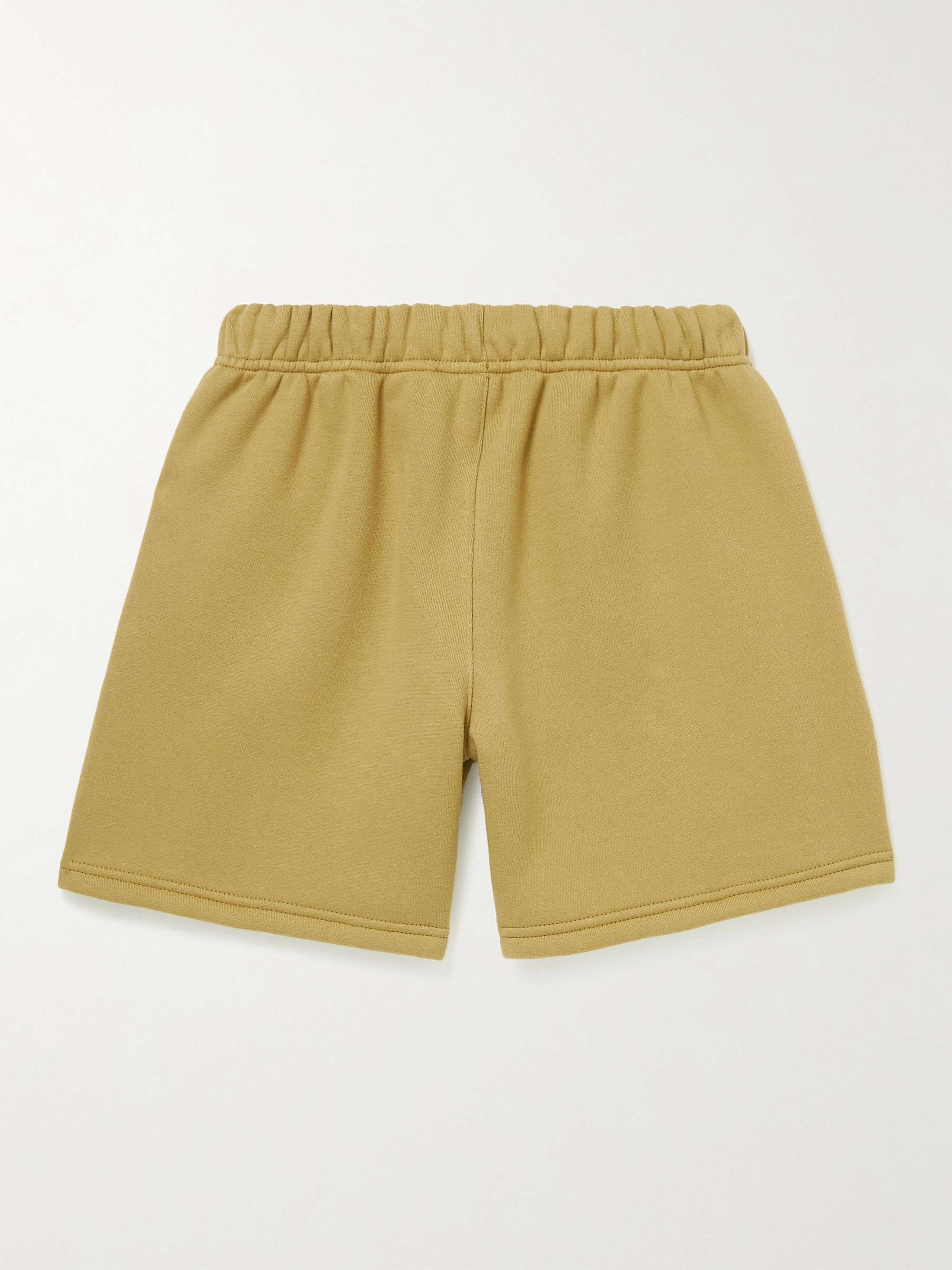 FEAR OF GOD ESSENTIALS KIDS Logo-Print Cotton-Blend Jersey Drawstring Shorts