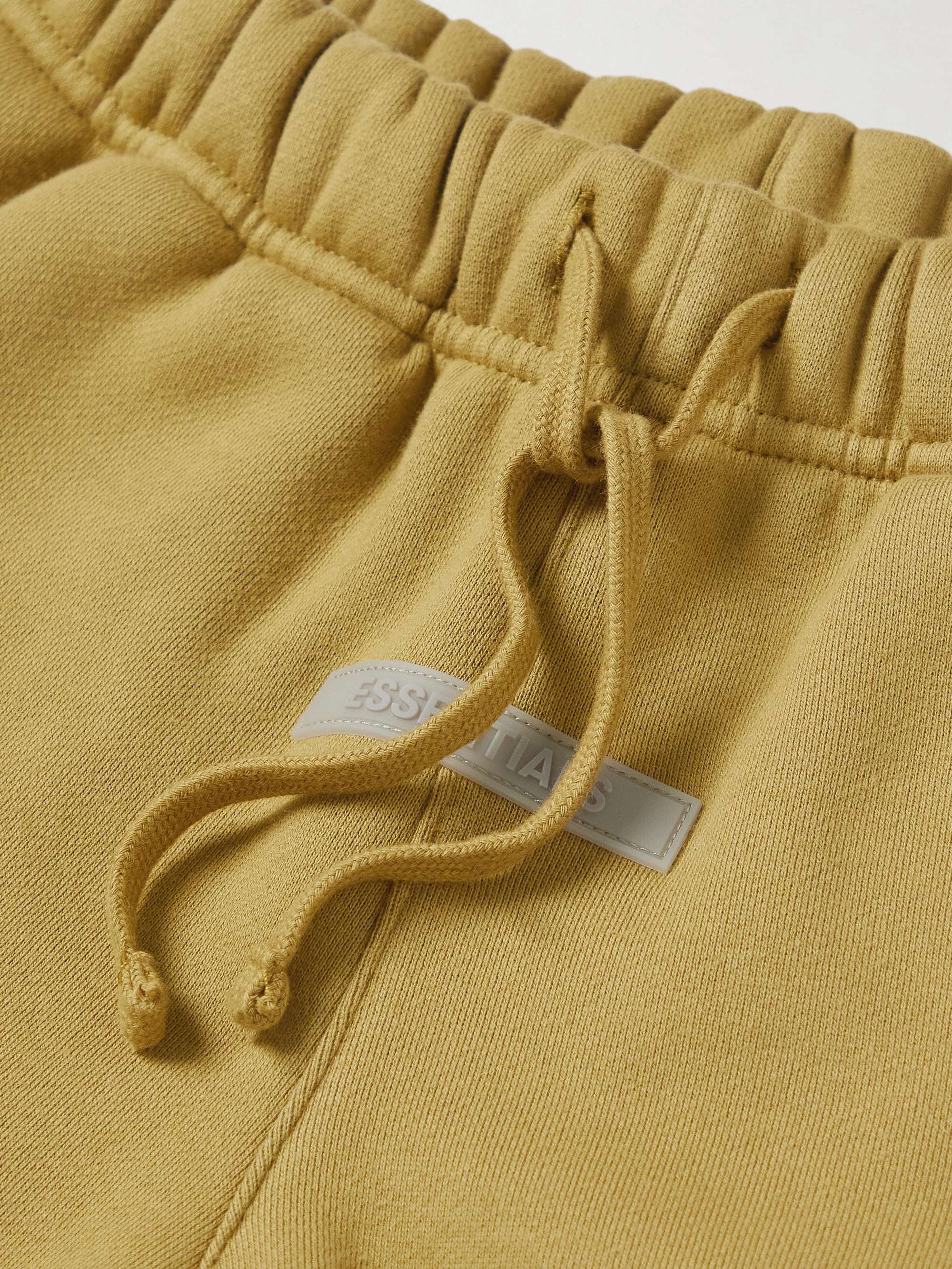 FEAR OF GOD ESSENTIALS KIDS Logo-Print Cotton-Blend Jersey Drawstring Shorts