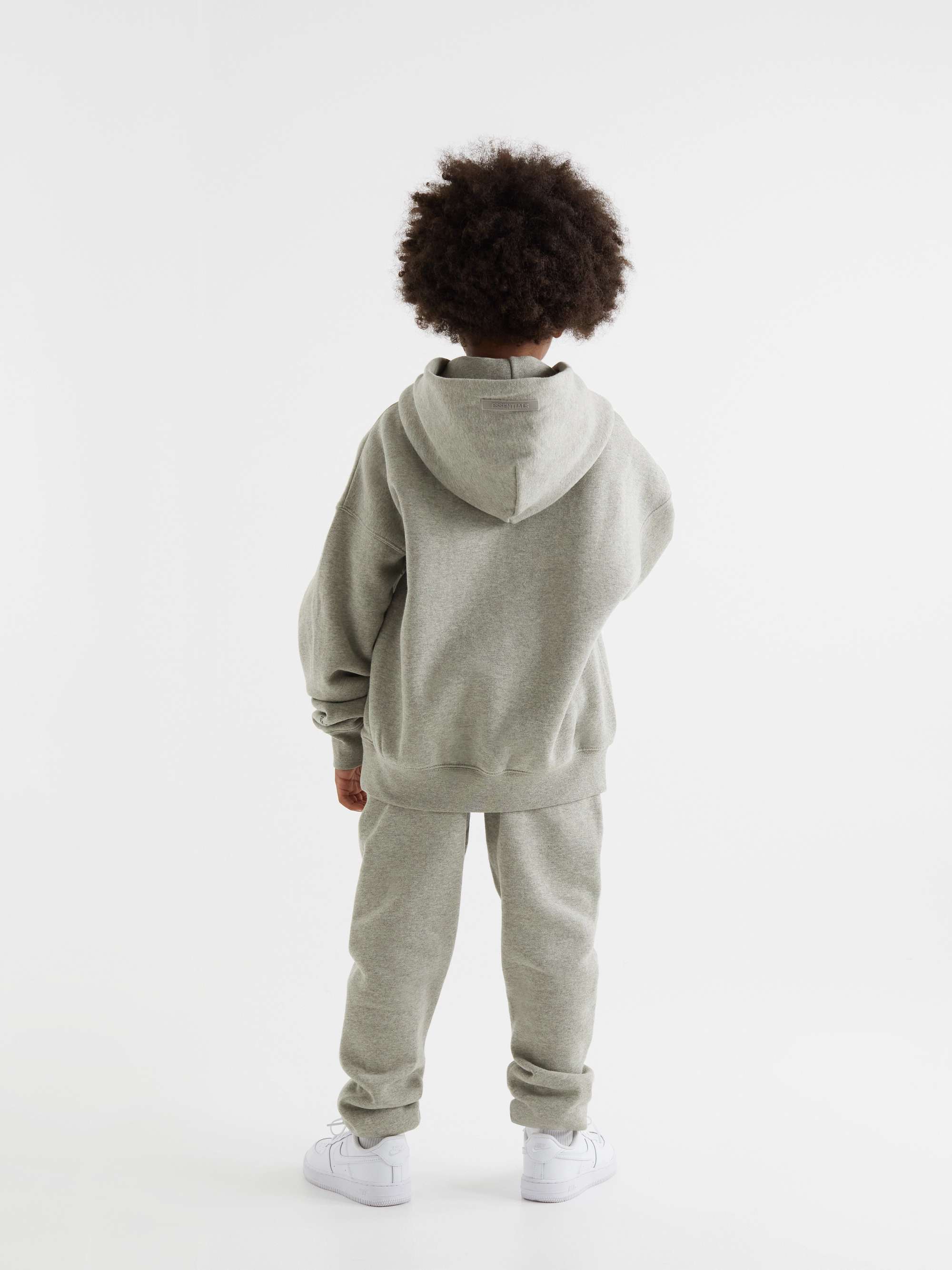 FEAR OF GOD ESSENTIALS KIDS Logo-Print Cotton-Blend Jersey Hoodie