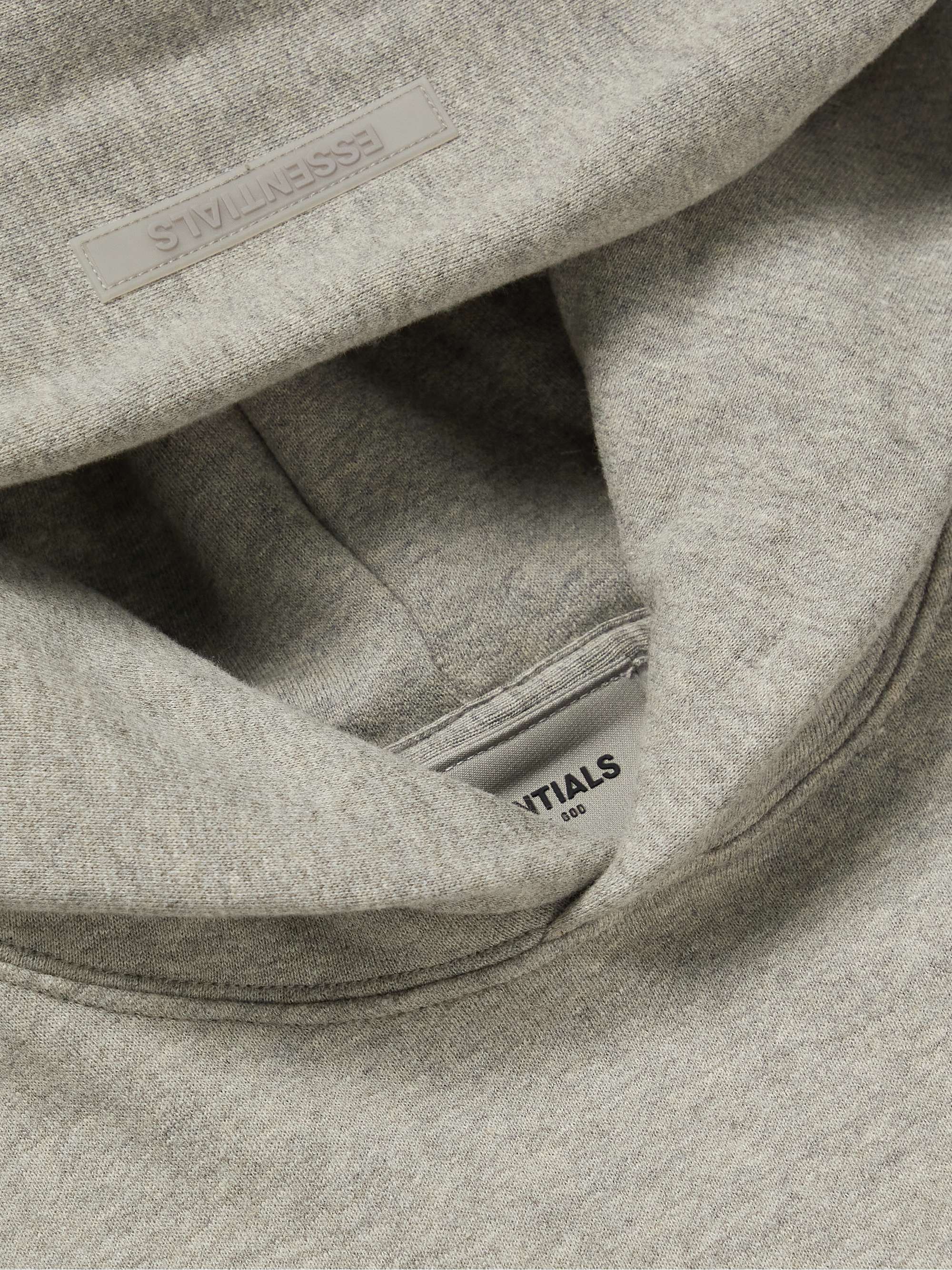 FEAR OF GOD ESSENTIALS KIDS Logo-Print Cotton-Blend Jersey Hoodie