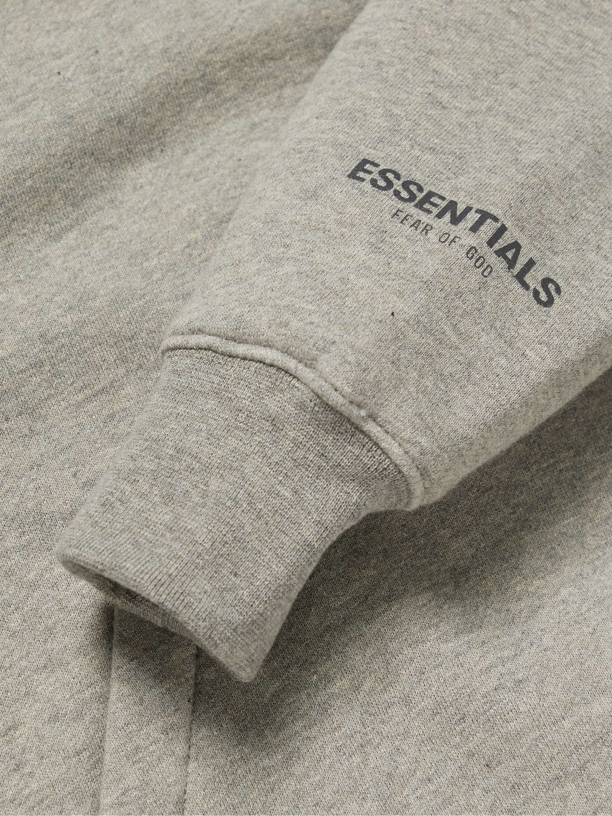 FEAR OF GOD ESSENTIALS KIDS Logo-Print Cotton-Blend Jersey Hoodie