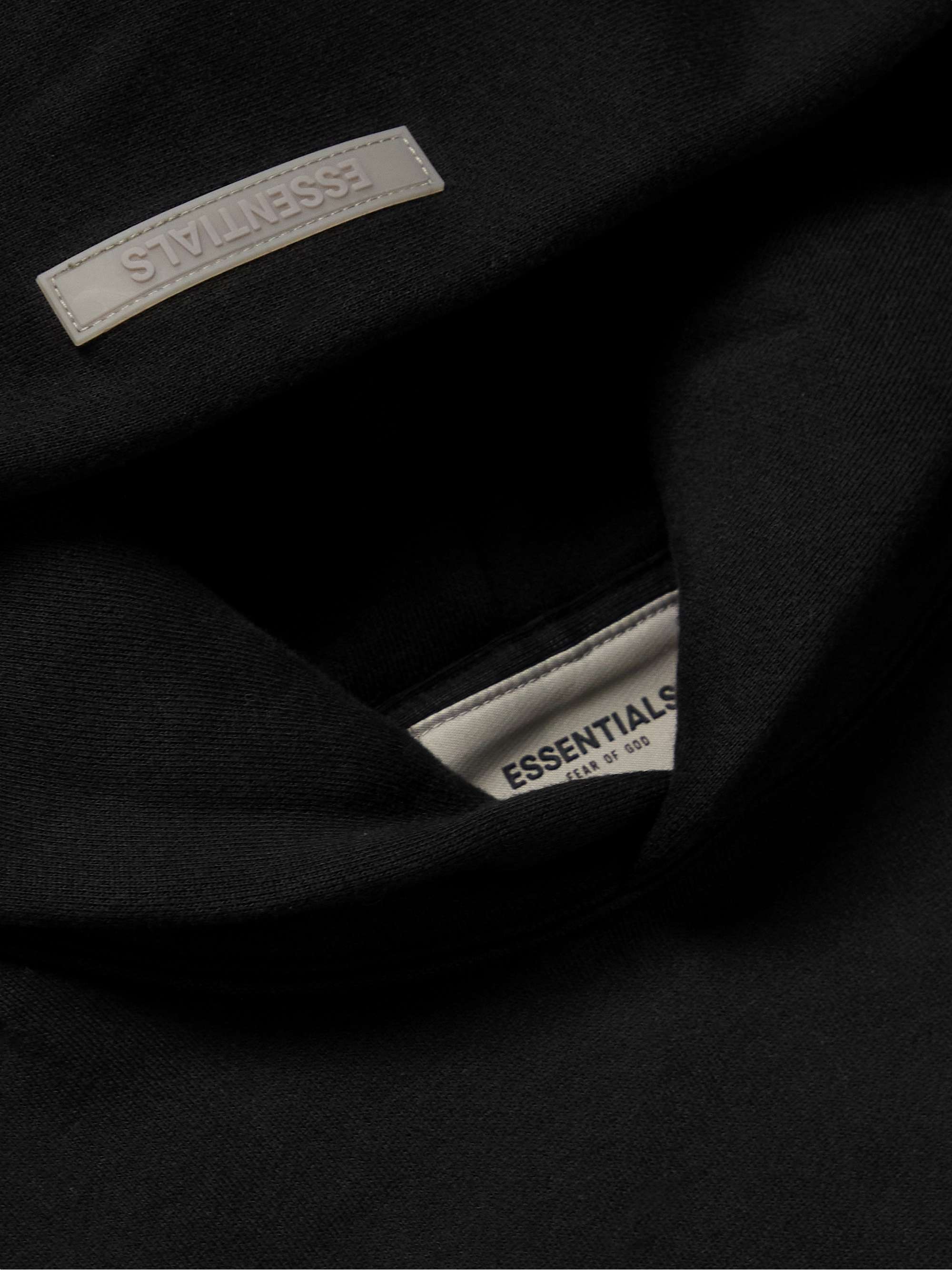 FEAR OF GOD ESSENTIALS KIDS Logo-Print Cotton-Blend Jersey Hoodie