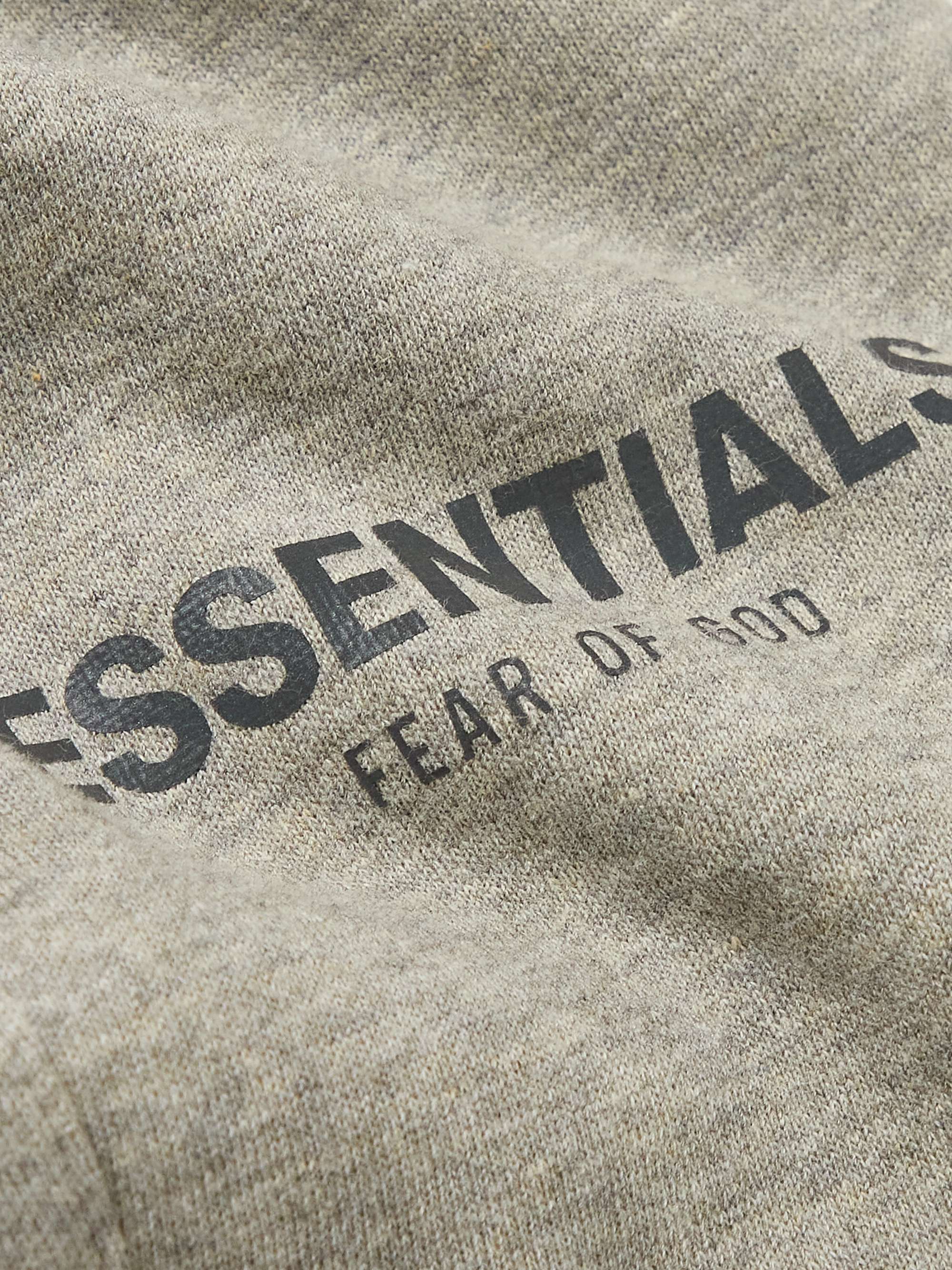 FEAR OF GOD ESSENTIALS KIDS Logo-Print Cotton-Blend Jersey Drawstring Sweatpants