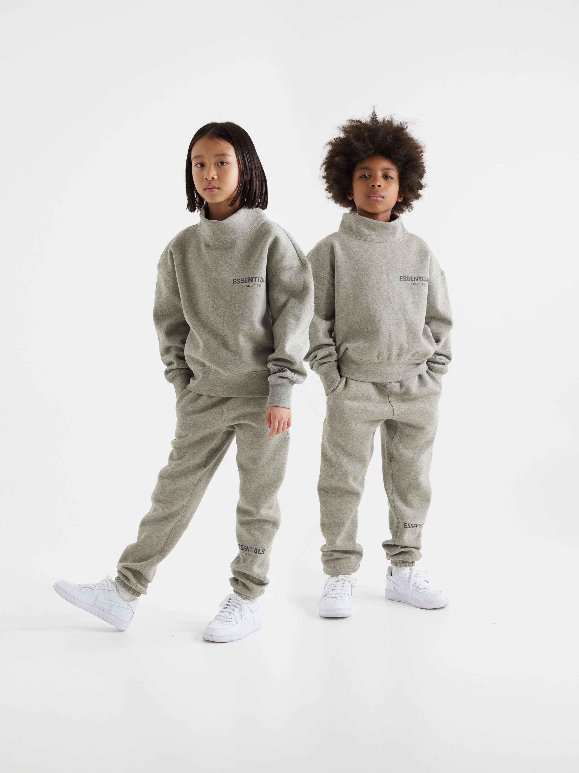 FEAR OF GOD ESSENTIALS KIDS Logo-Print Cotton-Blend Jersey Drawstring Sweatpants