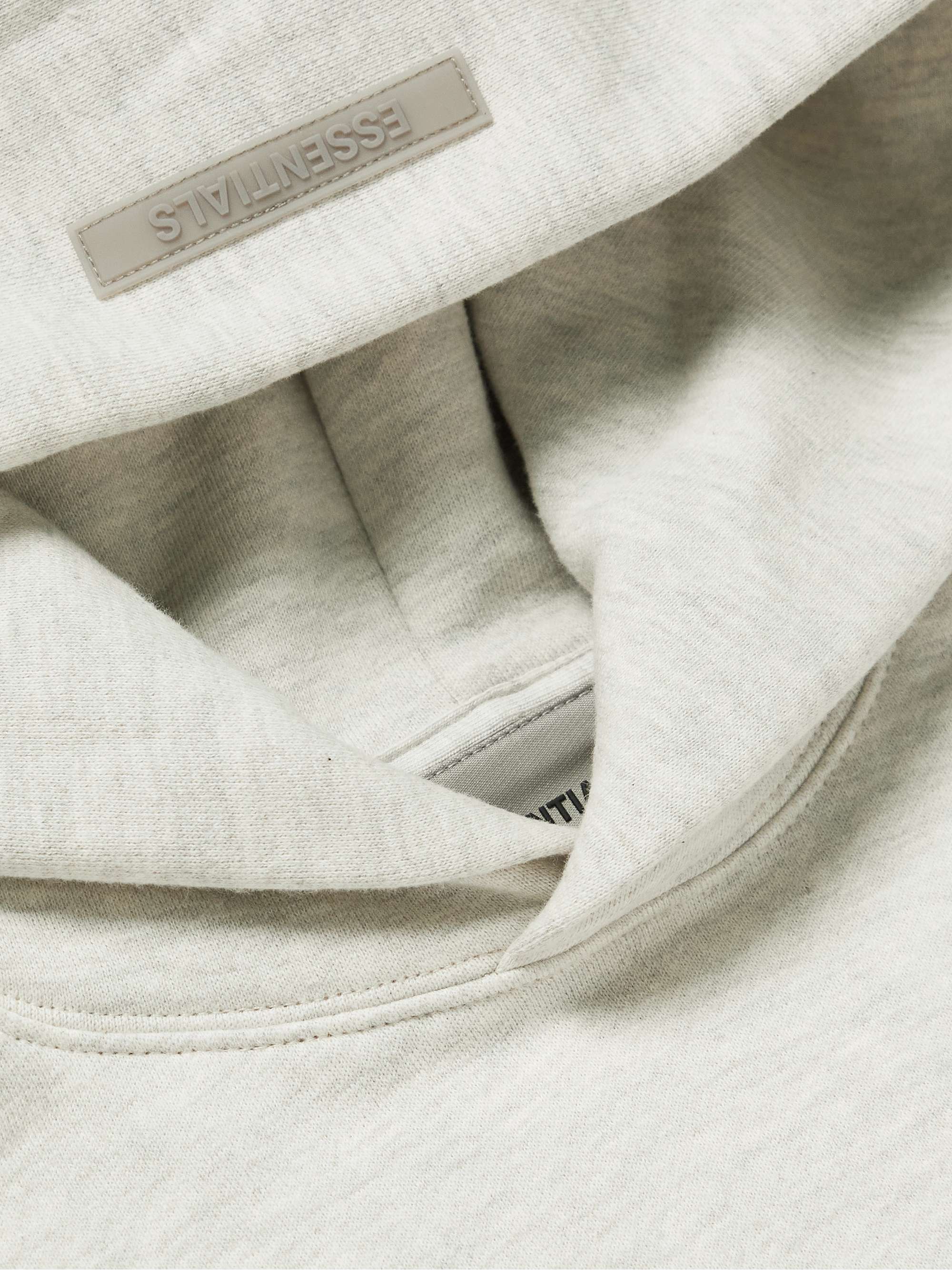 FEAR OF GOD ESSENTIALS KIDS Logo-Print Cotton-Blend Jersey Hoodie