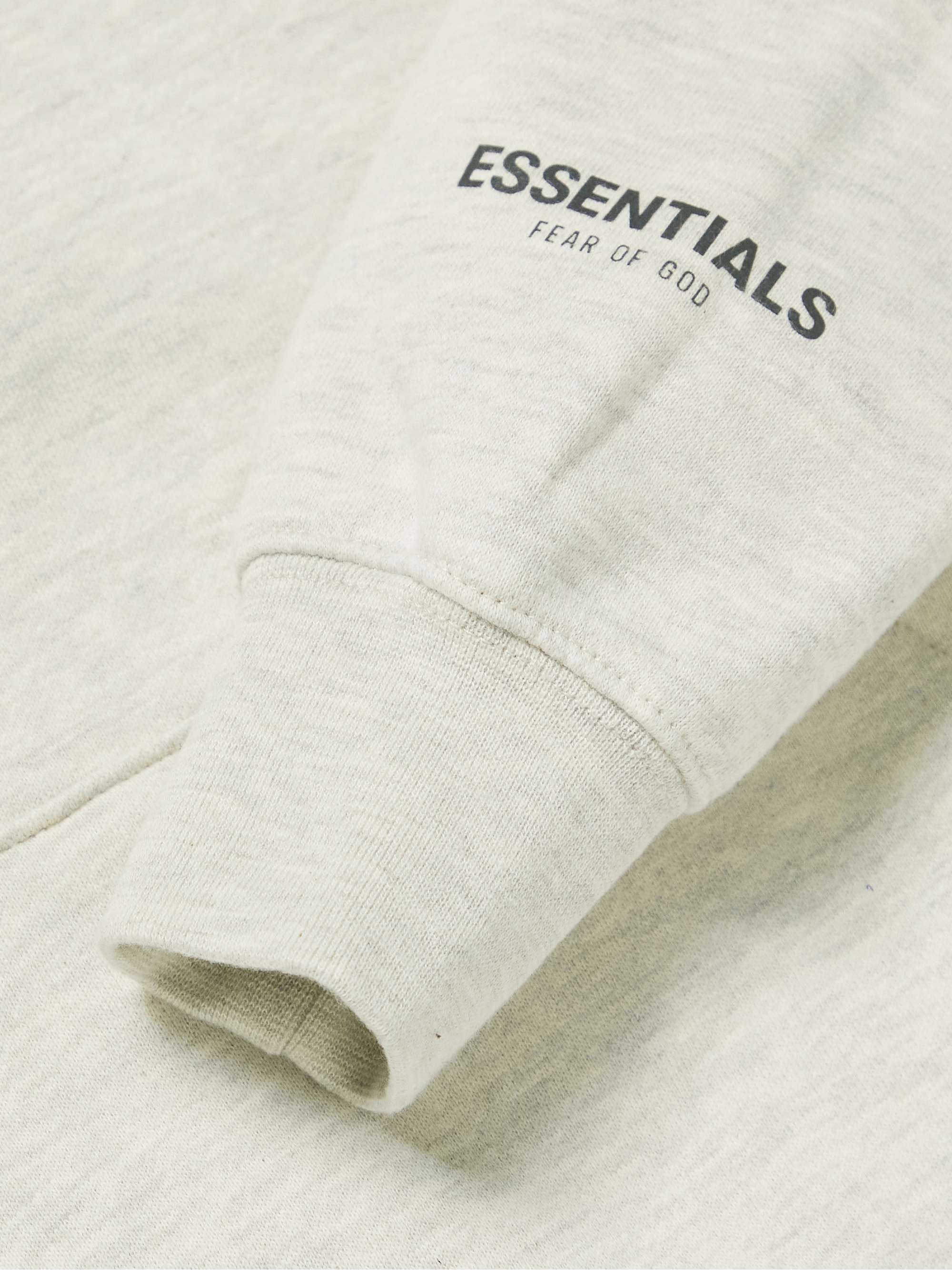 FEAR OF GOD ESSENTIALS KIDS Logo-Print Cotton-Blend Jersey Hoodie