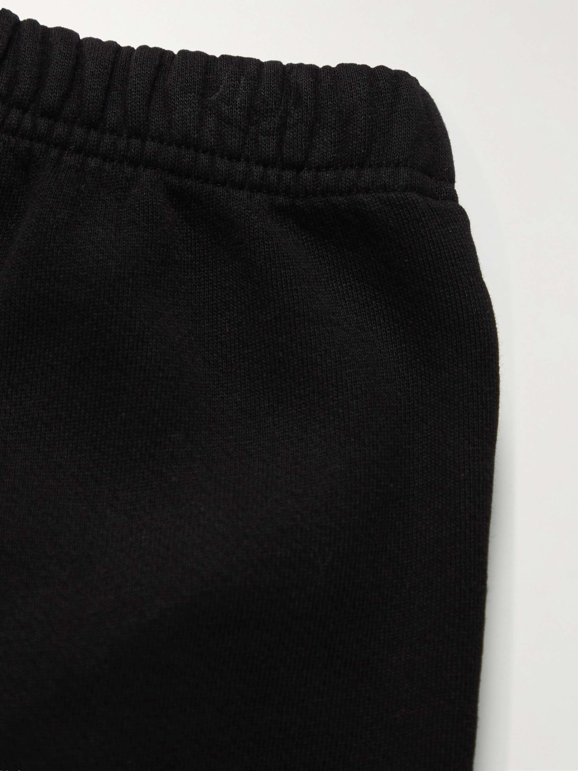 LES TIEN Straight-Leg Cotton-Jersey Shorts