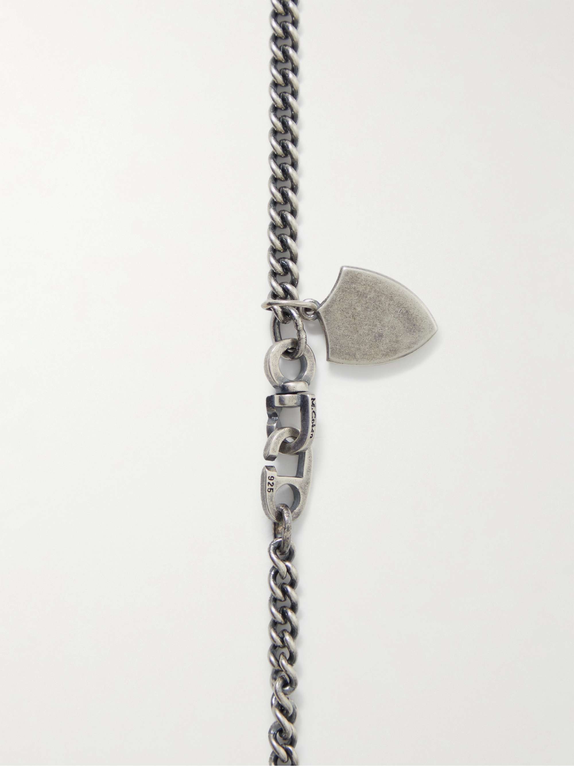 M.COHEN Silver Pearl Necklace
