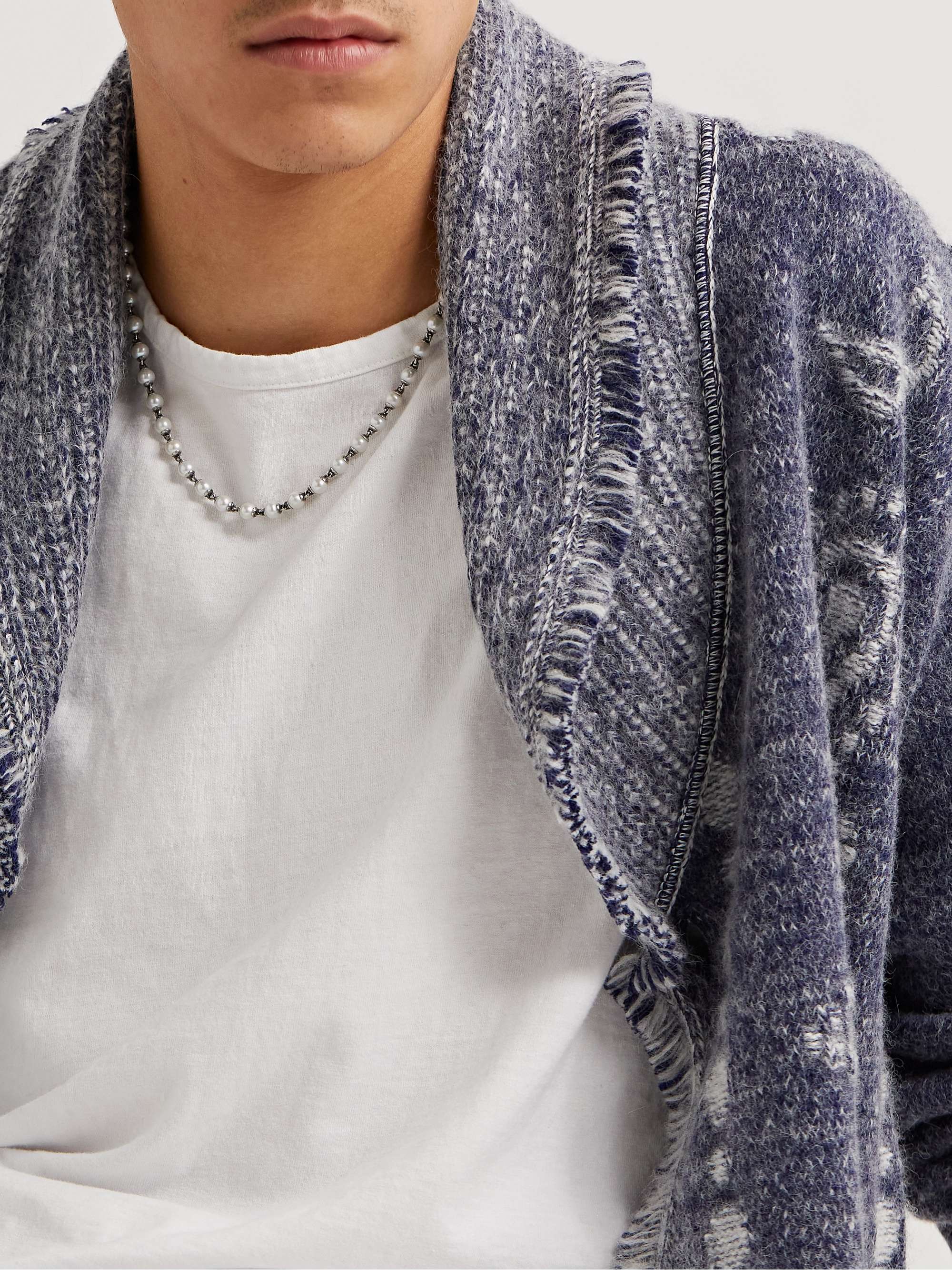 M.COHEN Silver Pearl Necklace