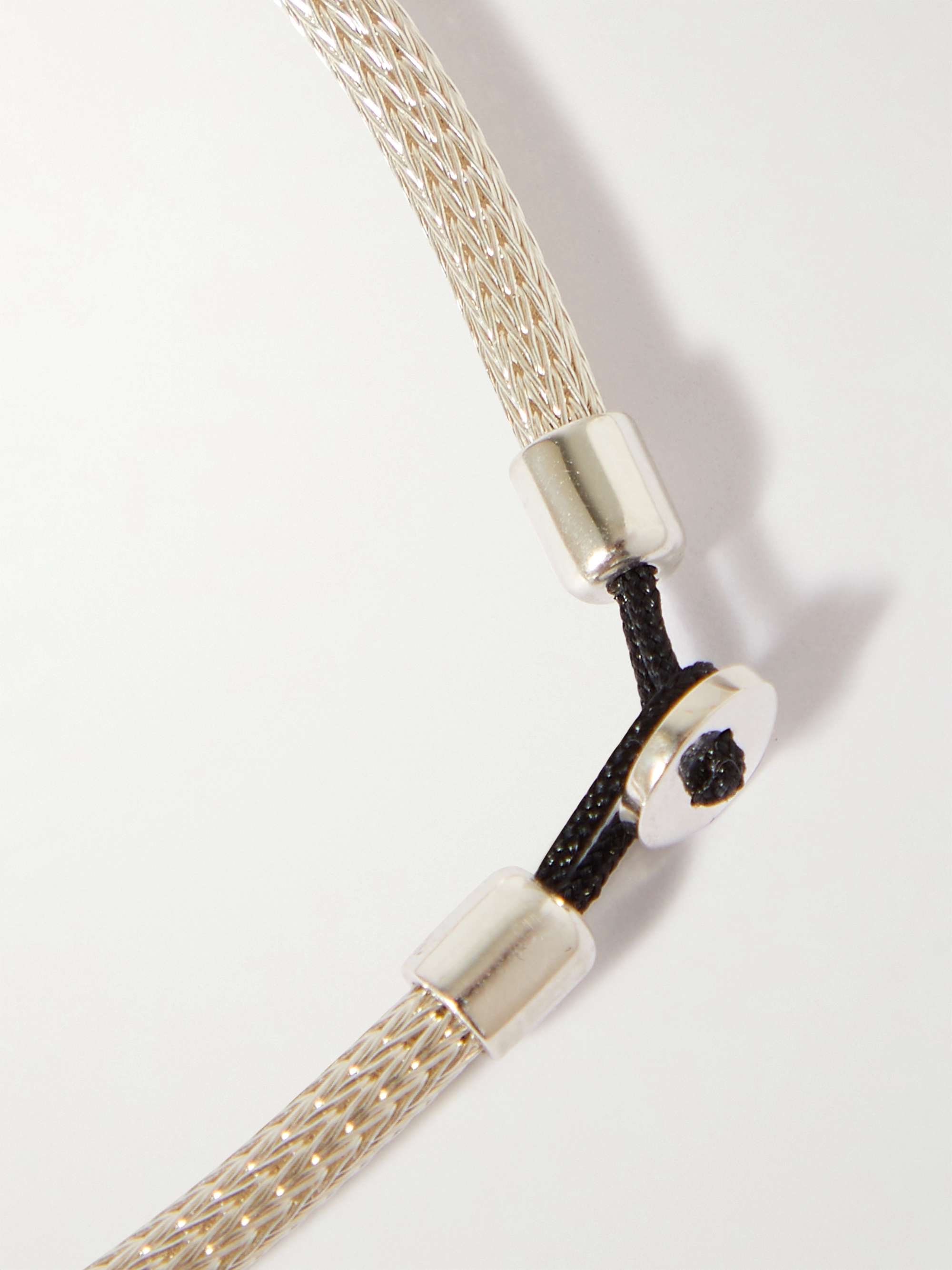 MIANSAI Nexus Woven Sterling Silver Bracelet