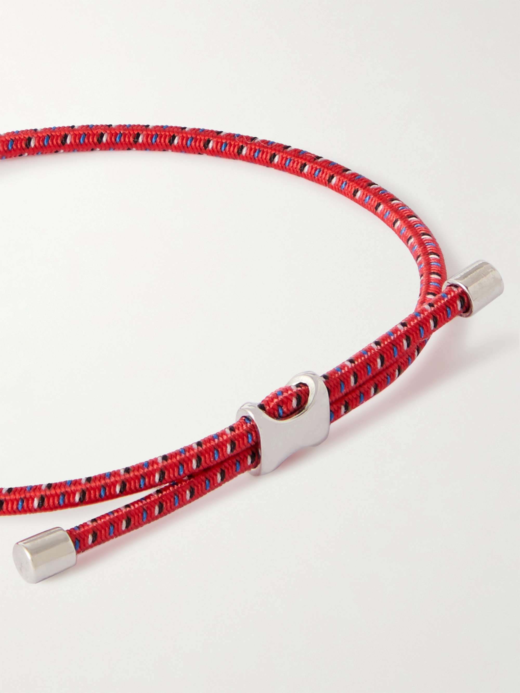 MIANSAI Orson Pull Cord and Sterling Silver Bracelet