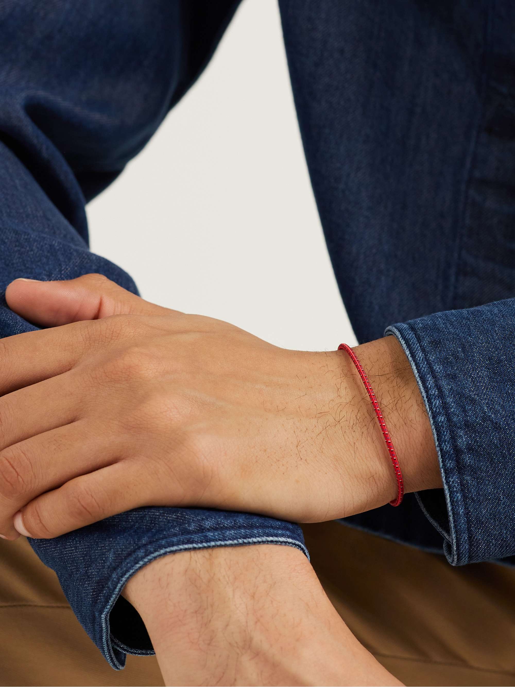 MIANSAI Orson Pull Cord and Sterling Silver Bracelet