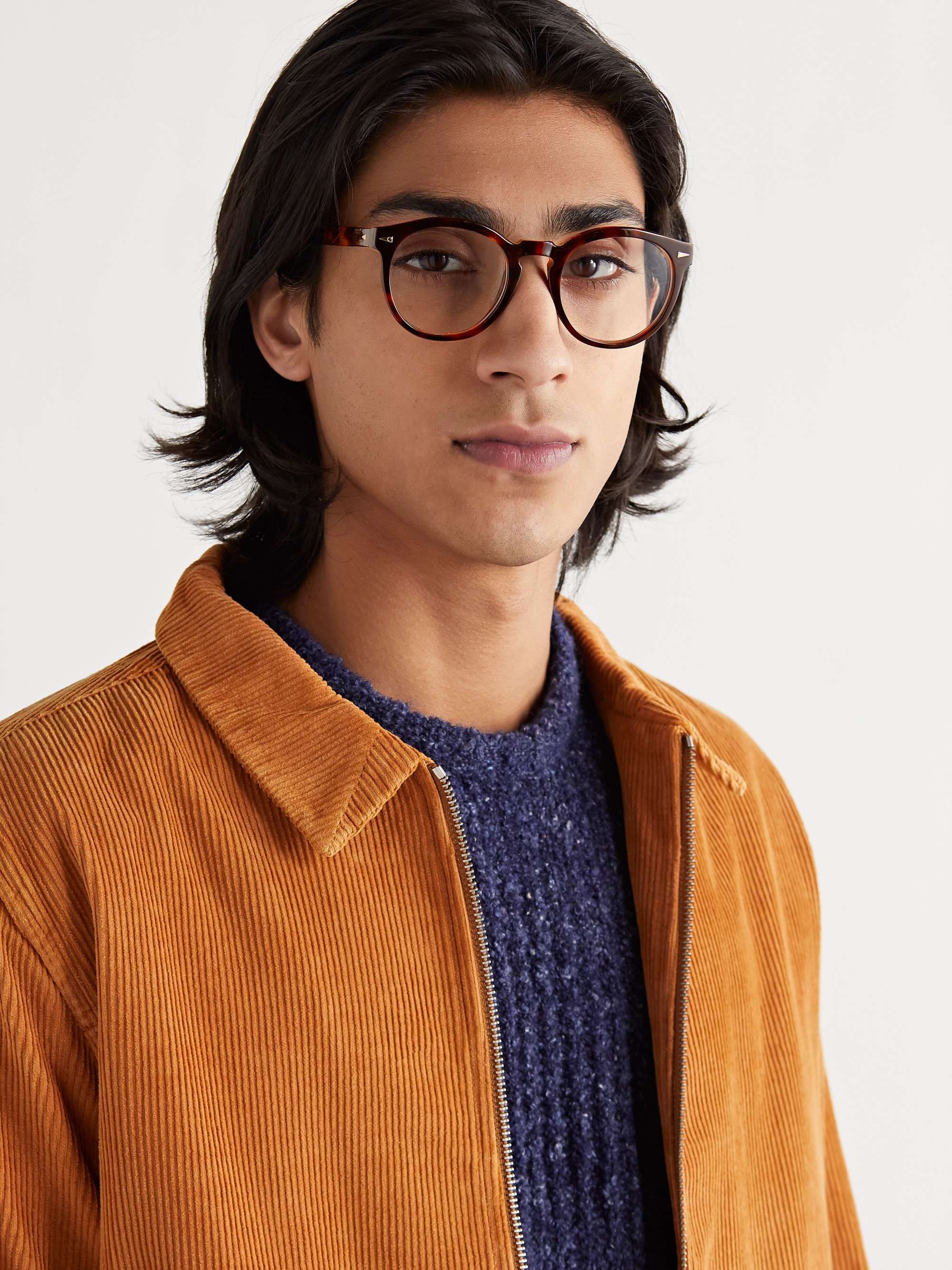 AHLEM St Germain Round-Frame Tortoiseshell Acetate Optical Glasses