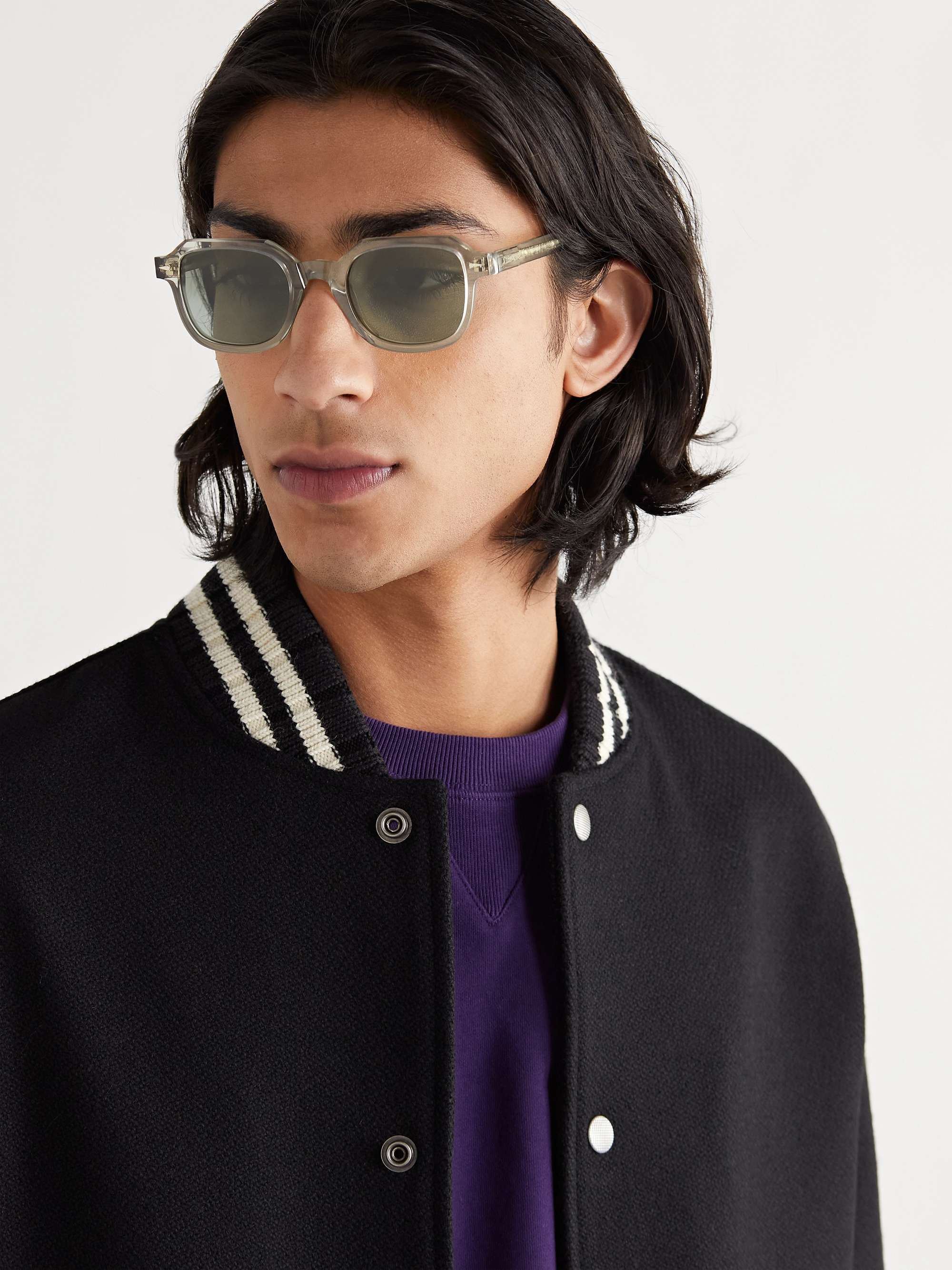 AHLEM Saint Dominique Sun D-Frame Acetate Sunglasses