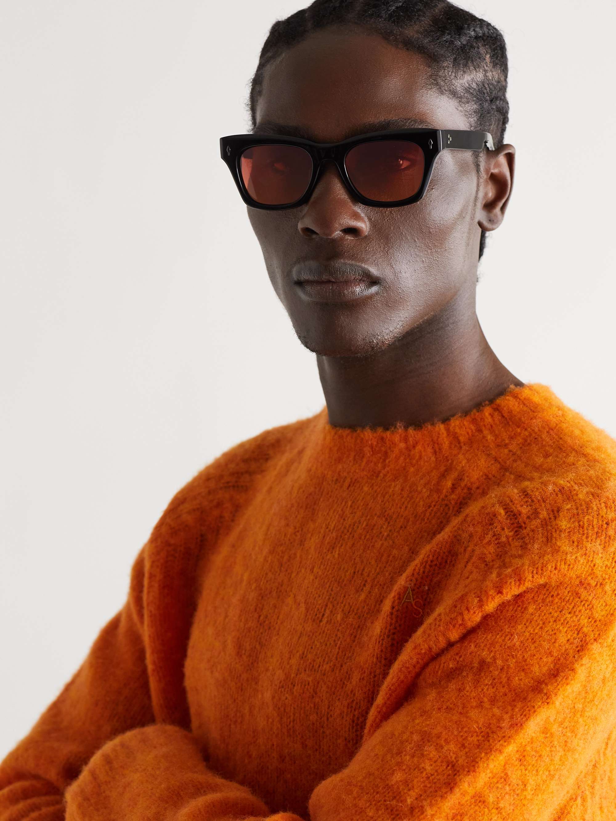 JACQUES MARIE MAGE Dealan D-Frame Acetate Sunglasses