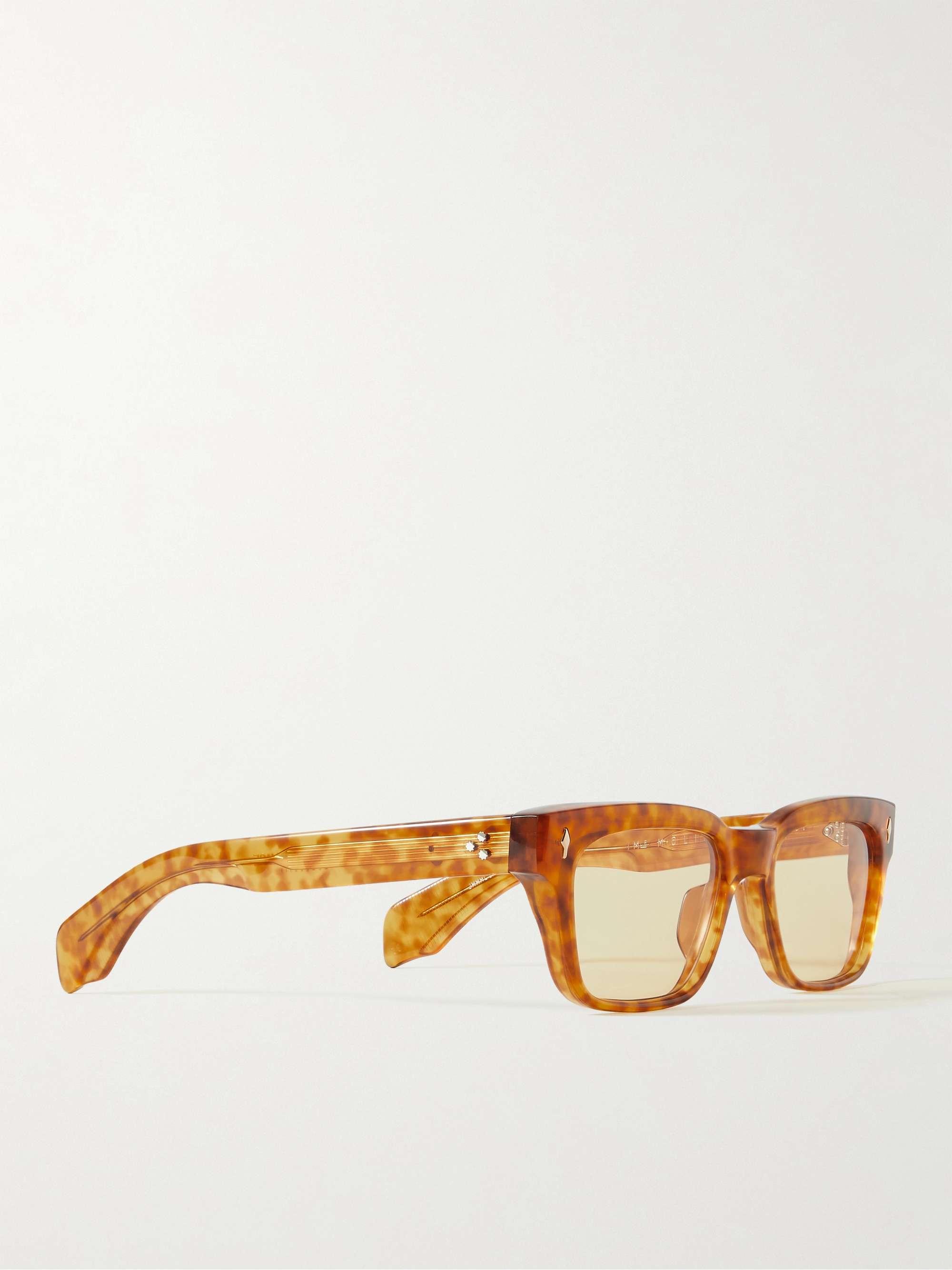 JACQUES MARIE MAGE Molino Square-Frame Acetate Sunglasses