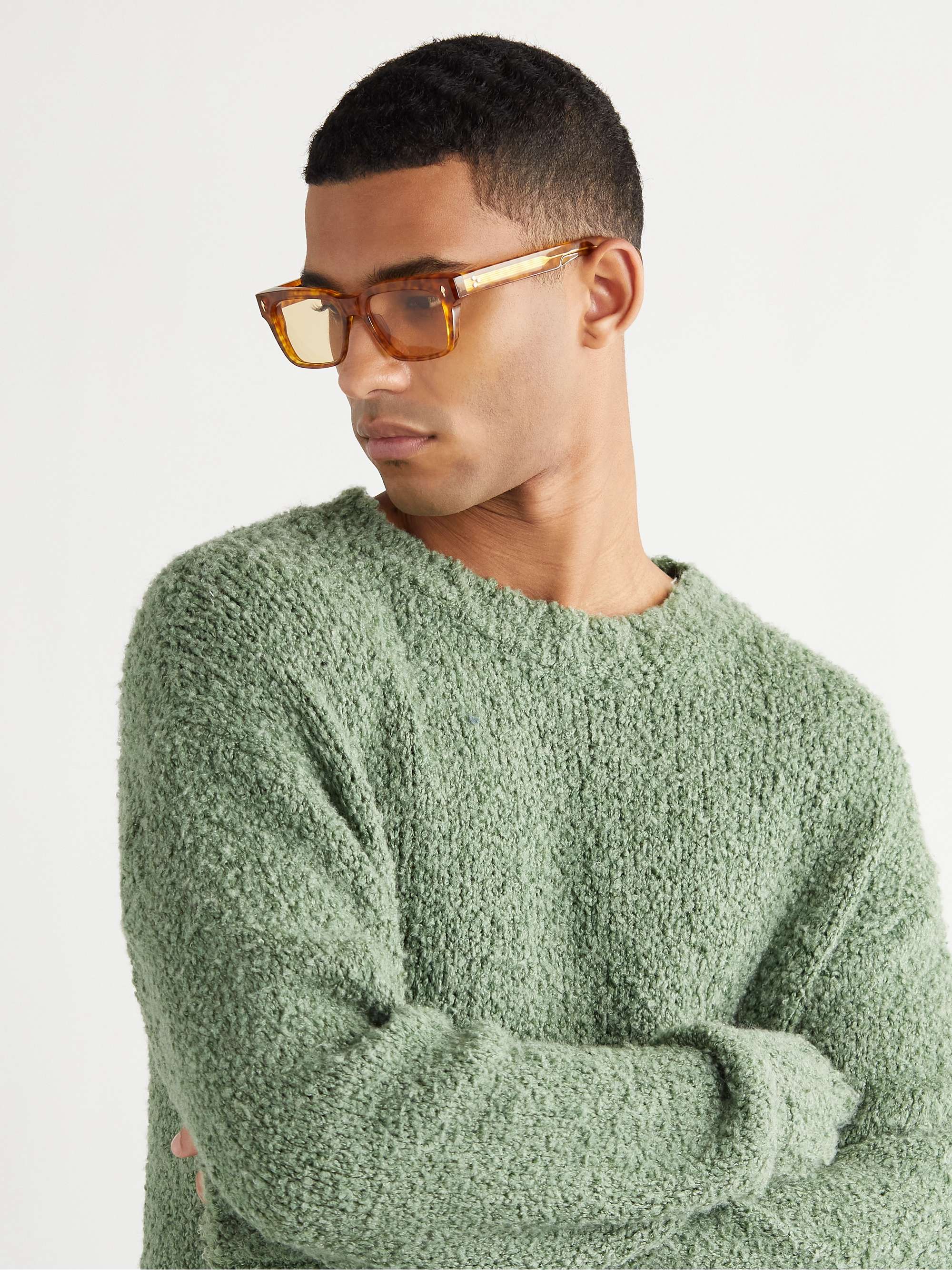JACQUES MARIE MAGE Molino Square-Frame Acetate Sunglasses