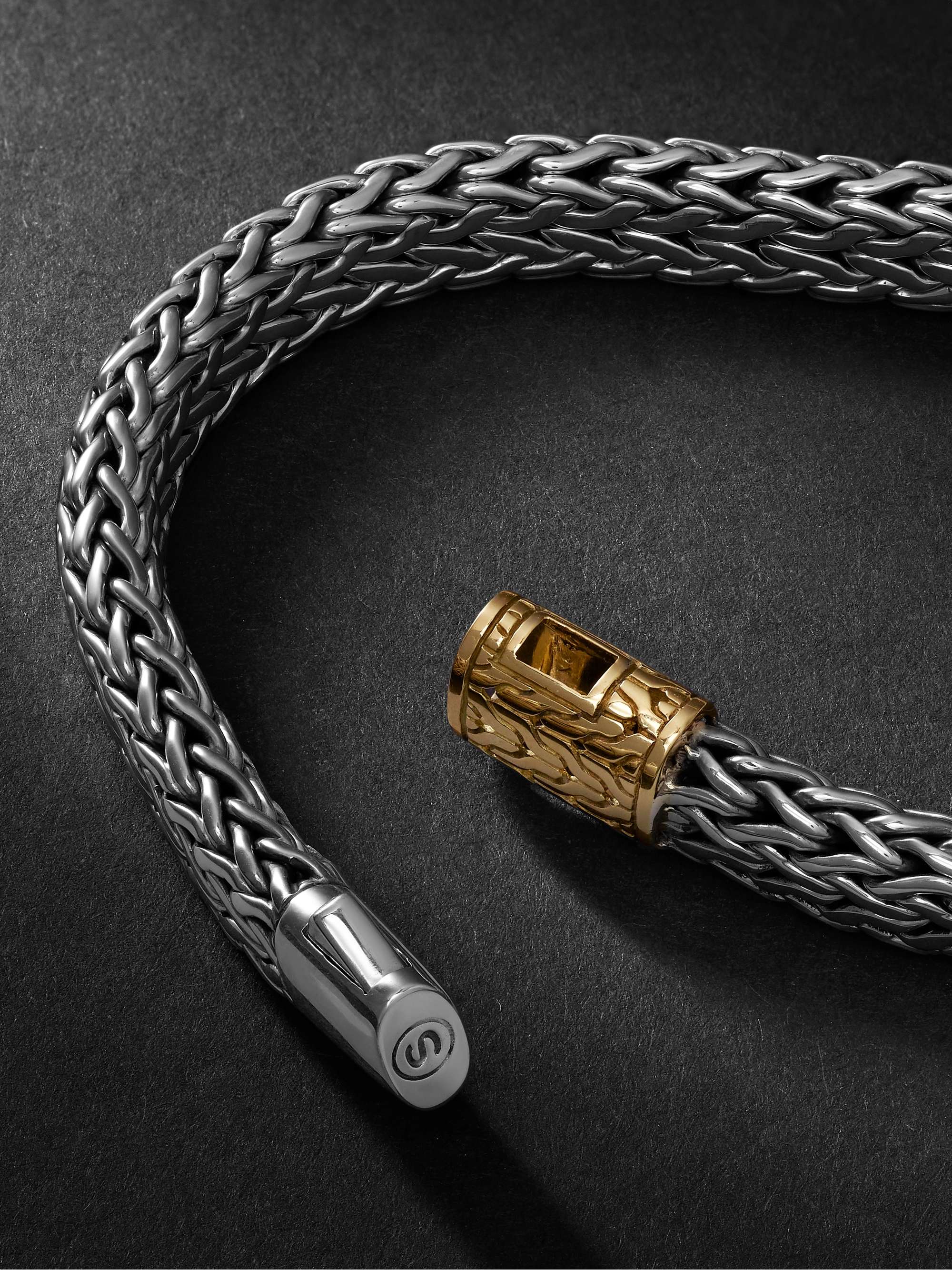 JOHN HARDY Silver and Gold Chain Bracelet
