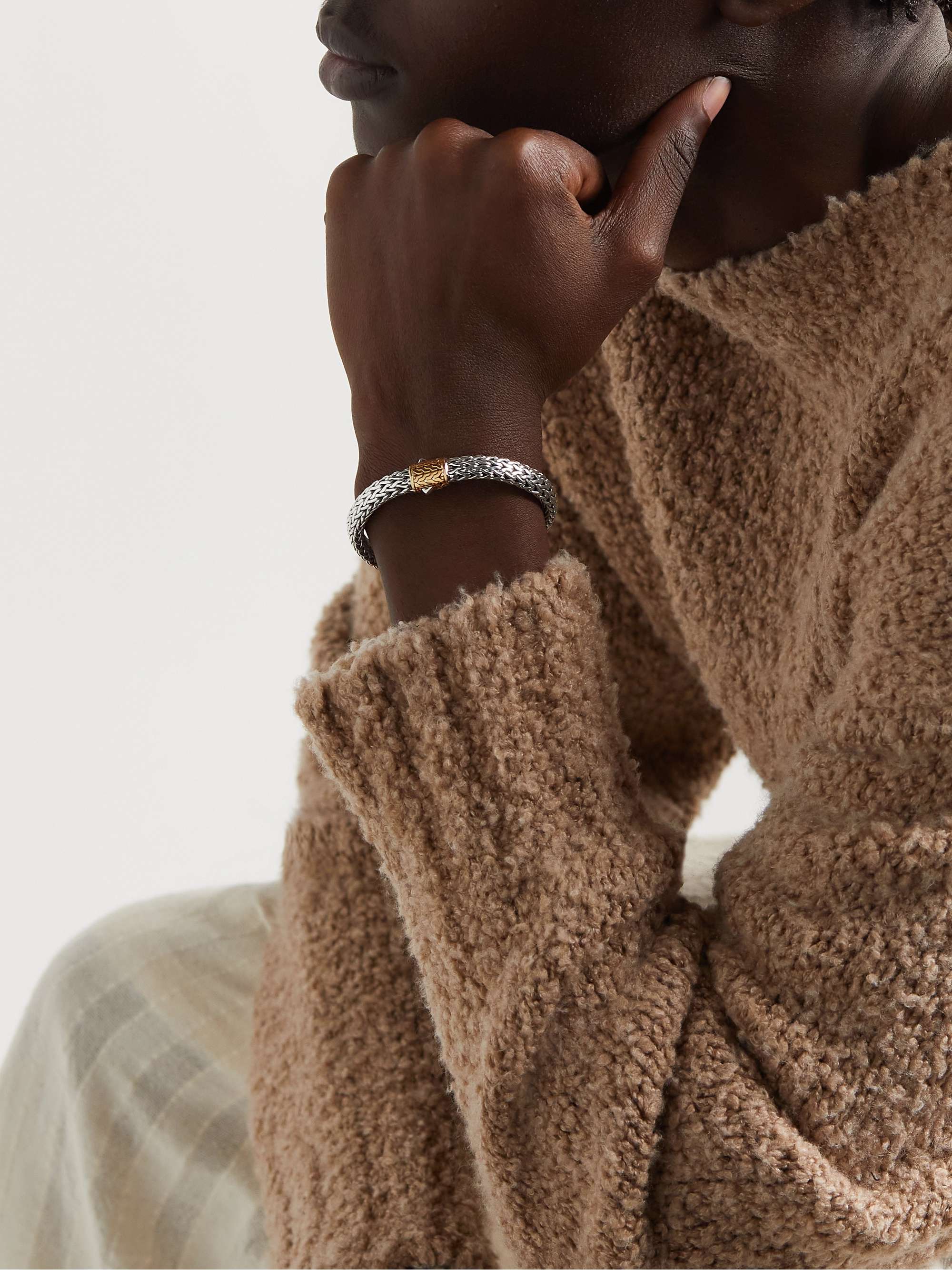 JOHN HARDY Silver and Gold Chain Bracelet