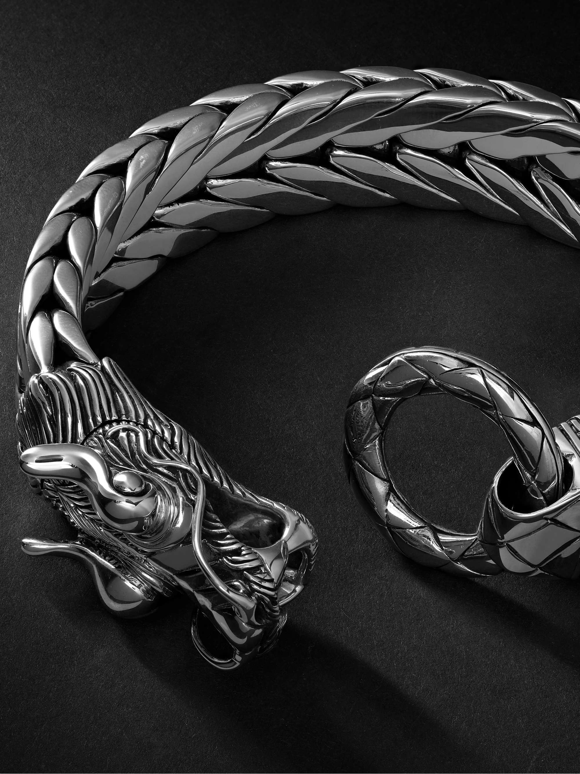 JOHN HARDY Naga Station Silver Bracelet