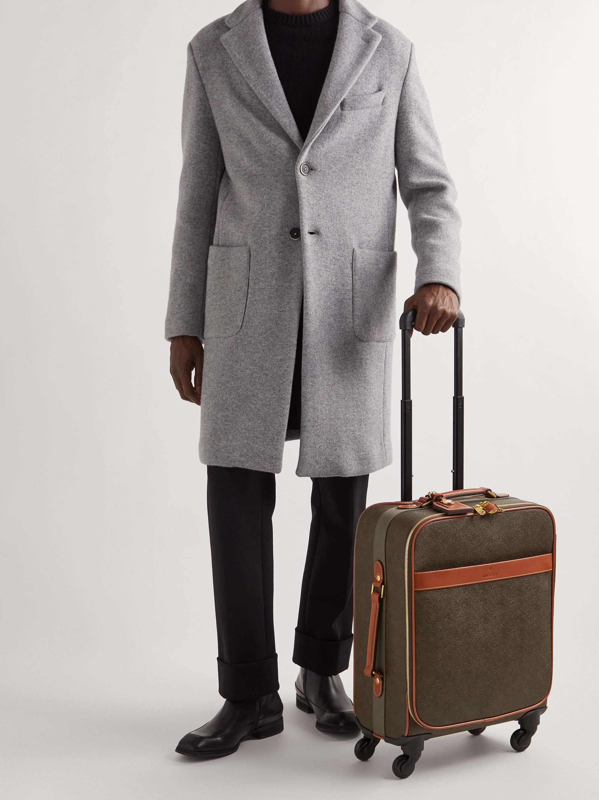 MULBERRY Pebble-Grain Leather Suitcase