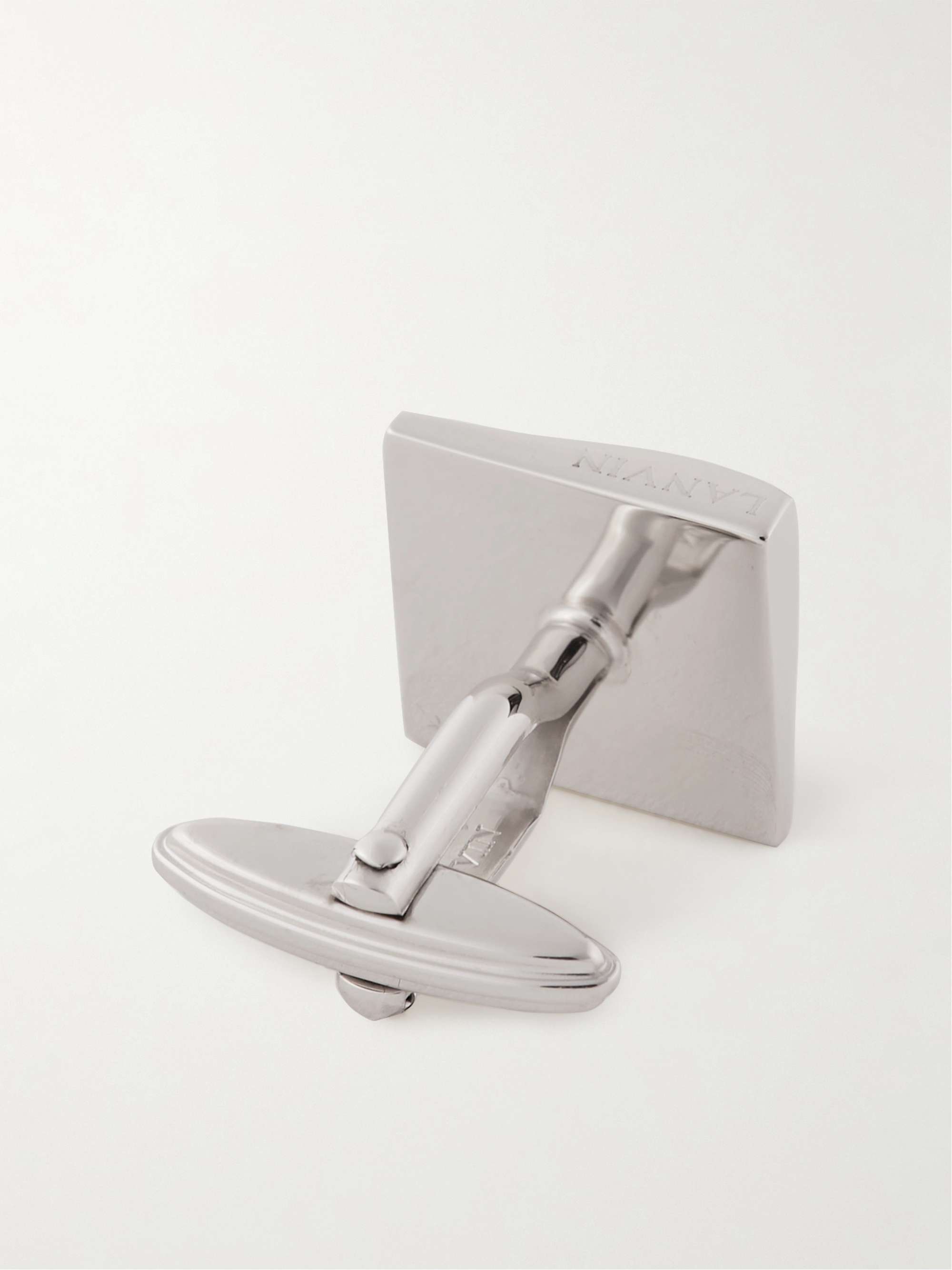LANVIN Platinum-Plated Cufflinks