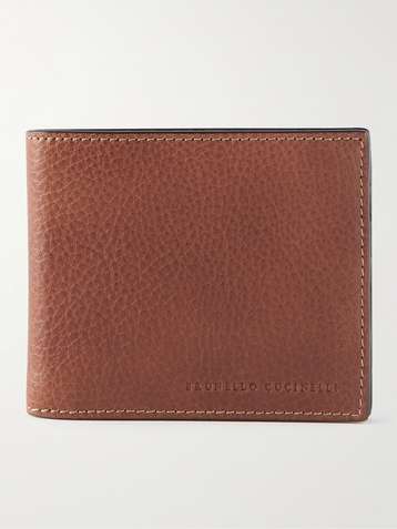 Diesel - Bi-Fold Wallet in Textured Leather - Small Wallets - Man - Brown