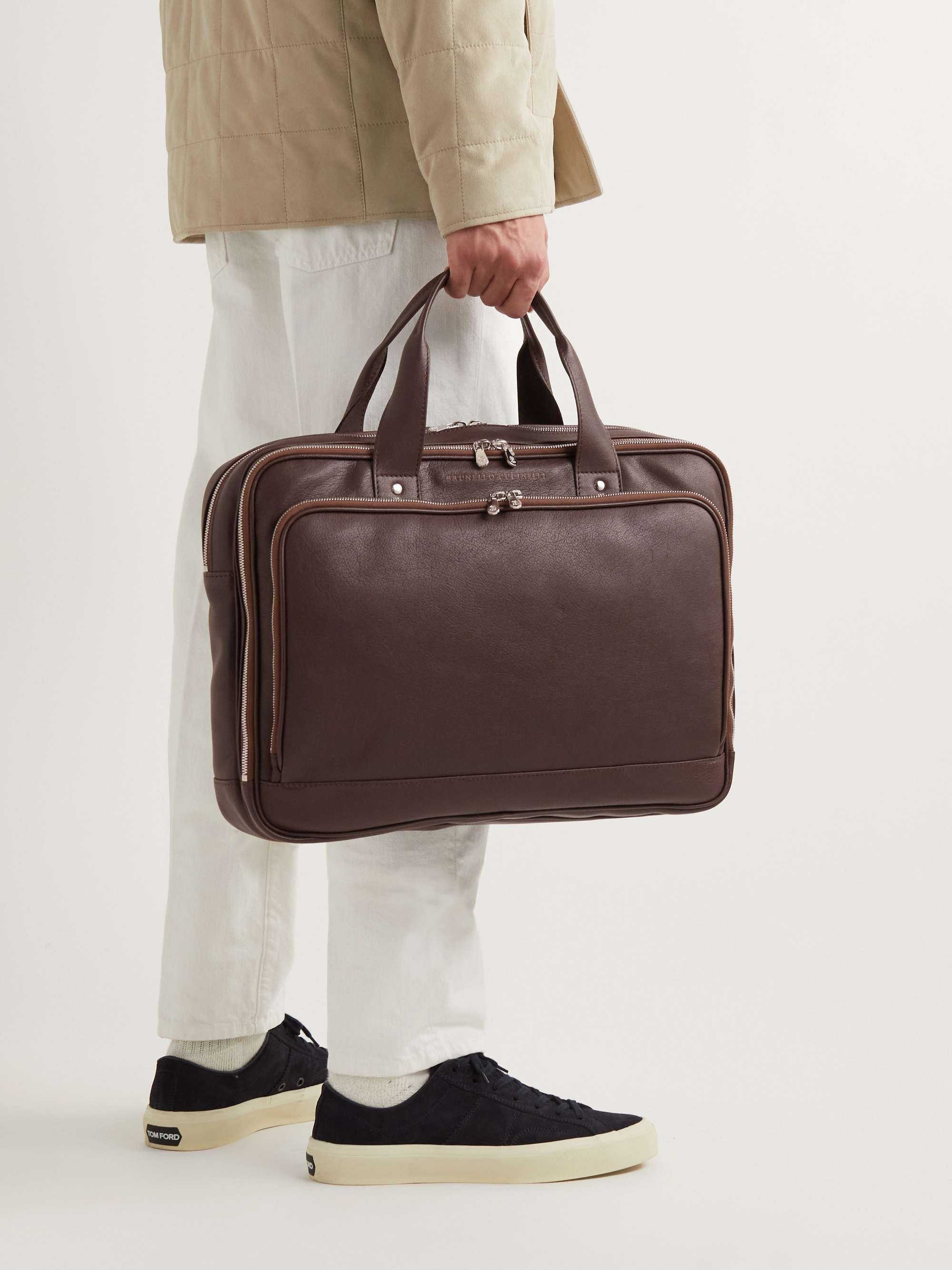 BRUNELLO CUCINELLI Leather Briefcase