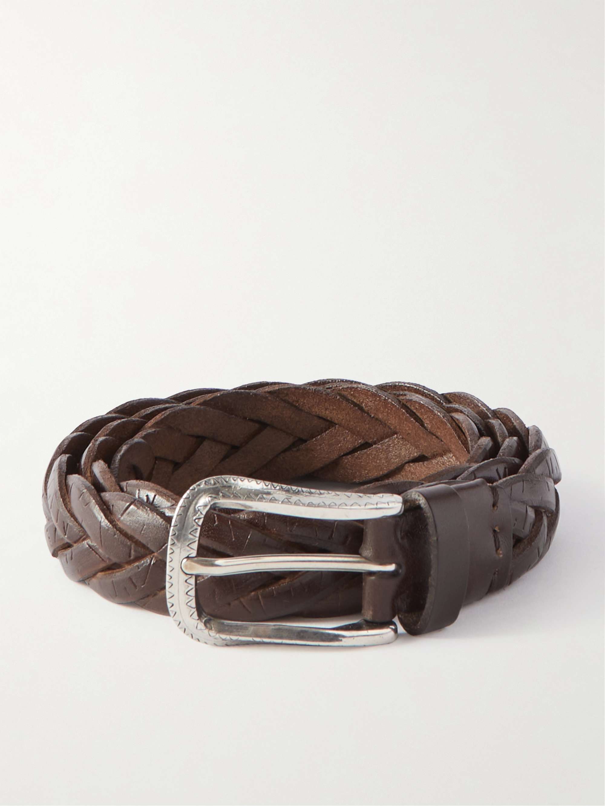 BRUNELLO CUCINELLI 3cm Woven Leather Belt for Men | MR PORTER