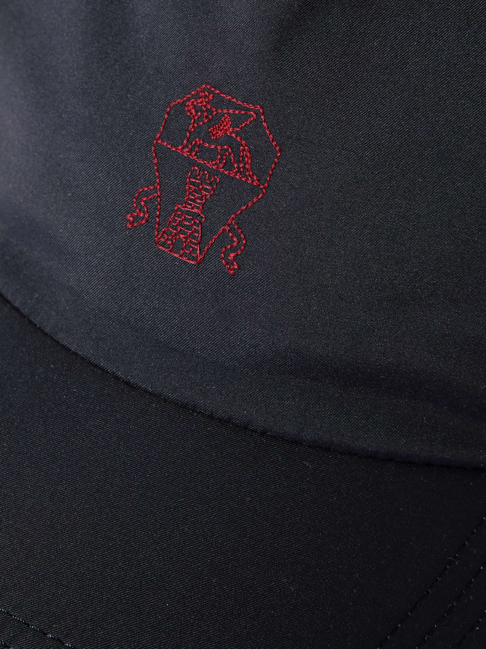 BRUNELLO CUCINELLI Logo-Embroidered Shell Cap
