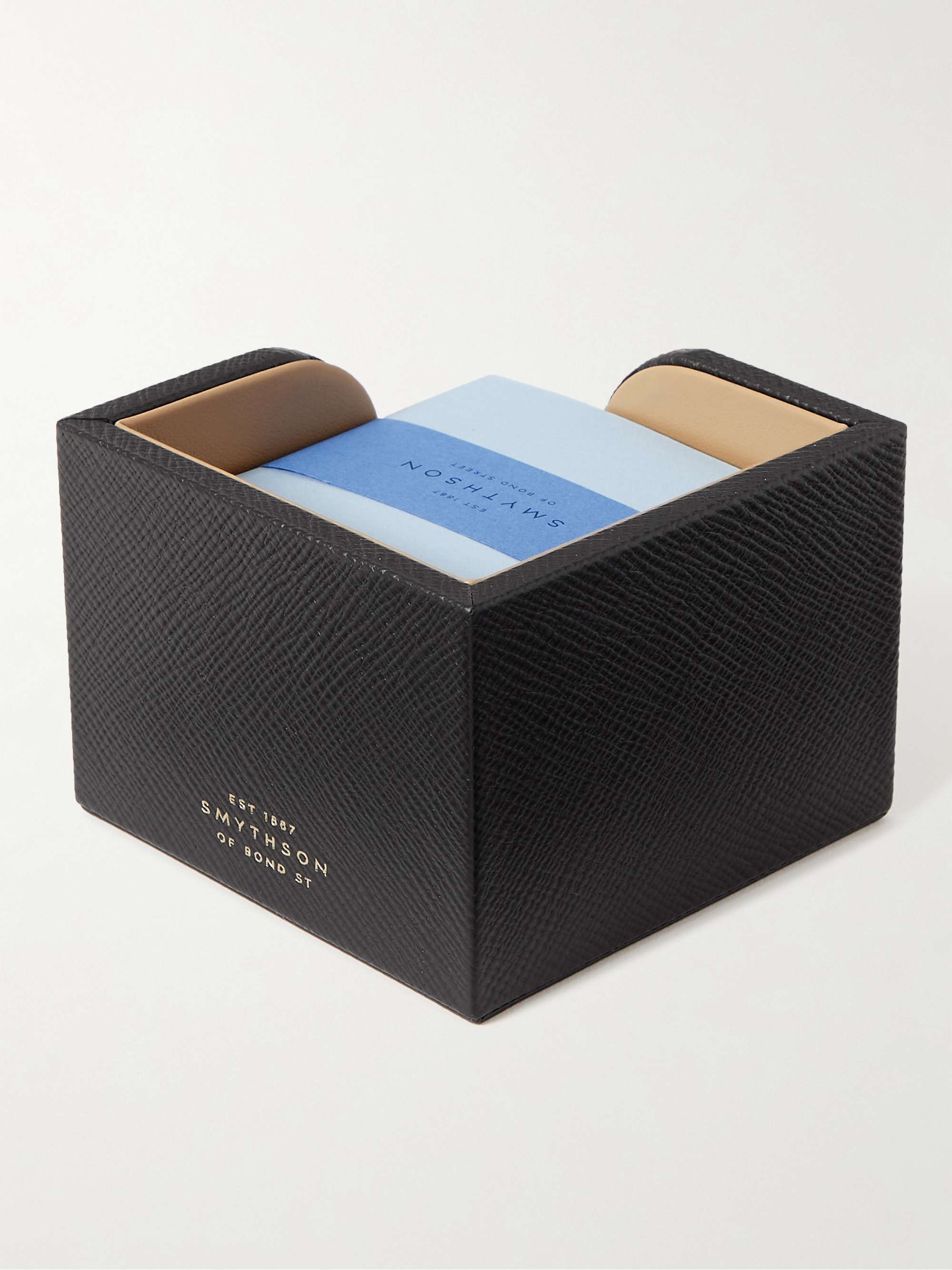 SMYTHSON Panama Cross-Grain Leather Memo Block