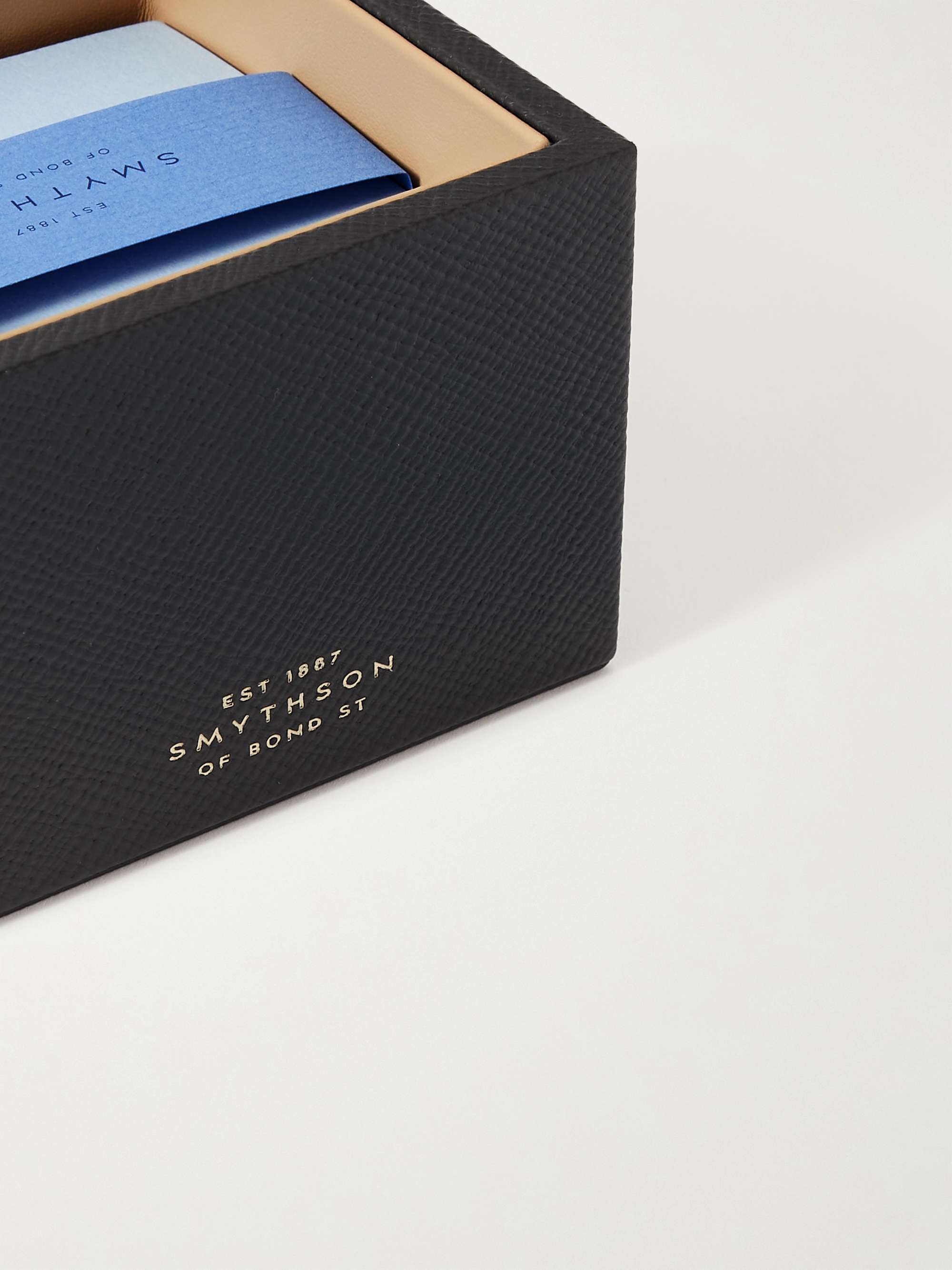 SMYTHSON Panama Cross-Grain Leather Memo Block