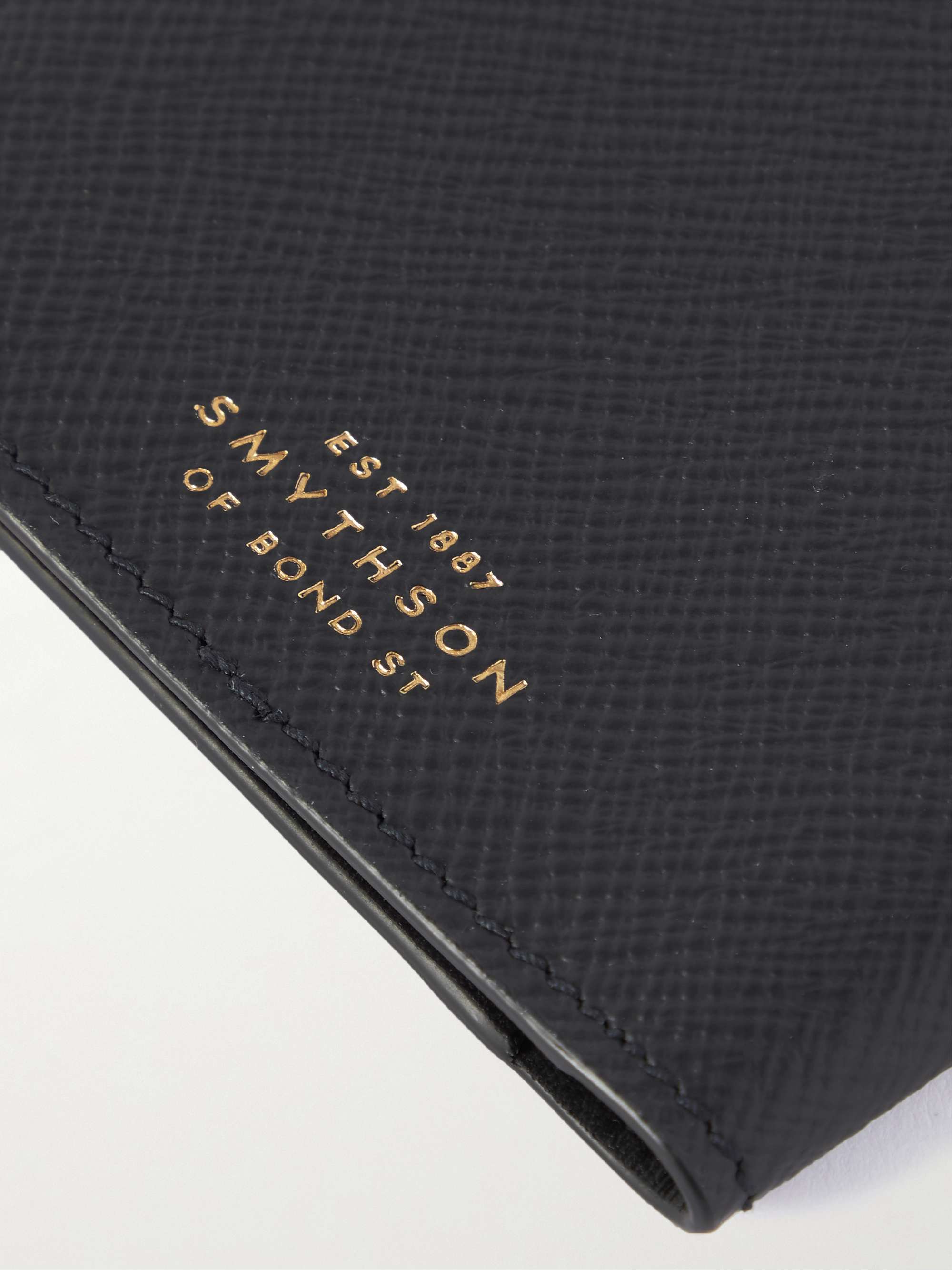 SMYTHSON Panama Cross-Grain Leather Passport Cover