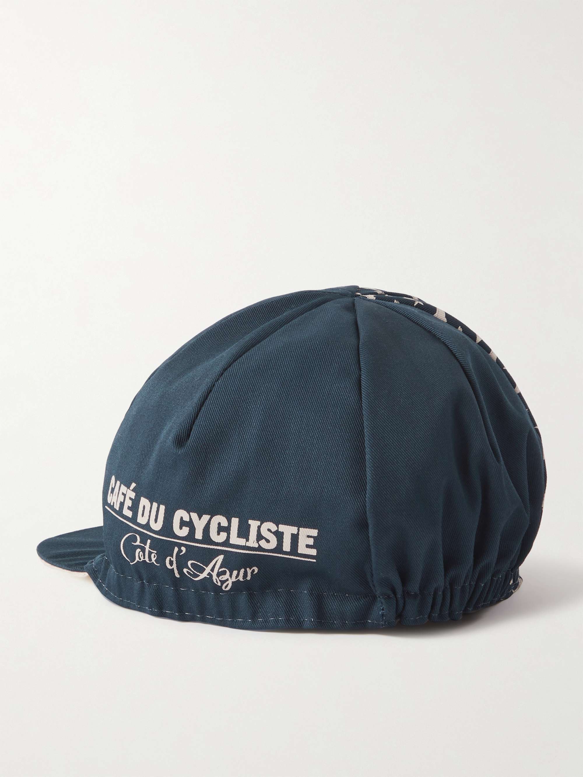 CAFE DU CYCLISTE Logo-Print Twill Cycling Cap