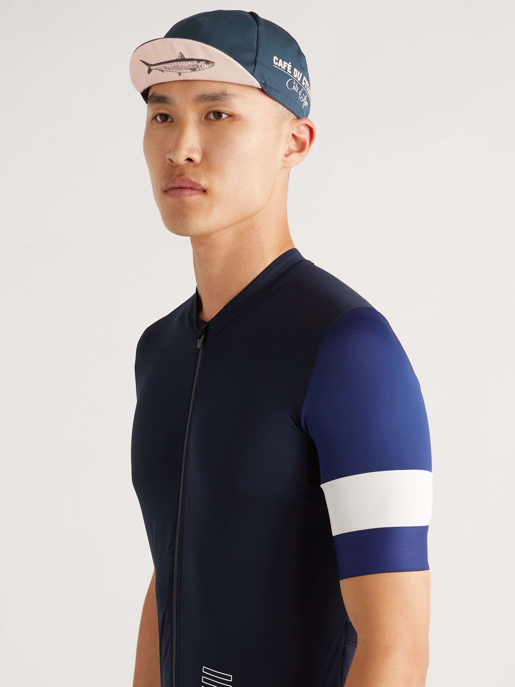 CAFE DU CYCLISTE Logo-Print Twill Cycling Cap