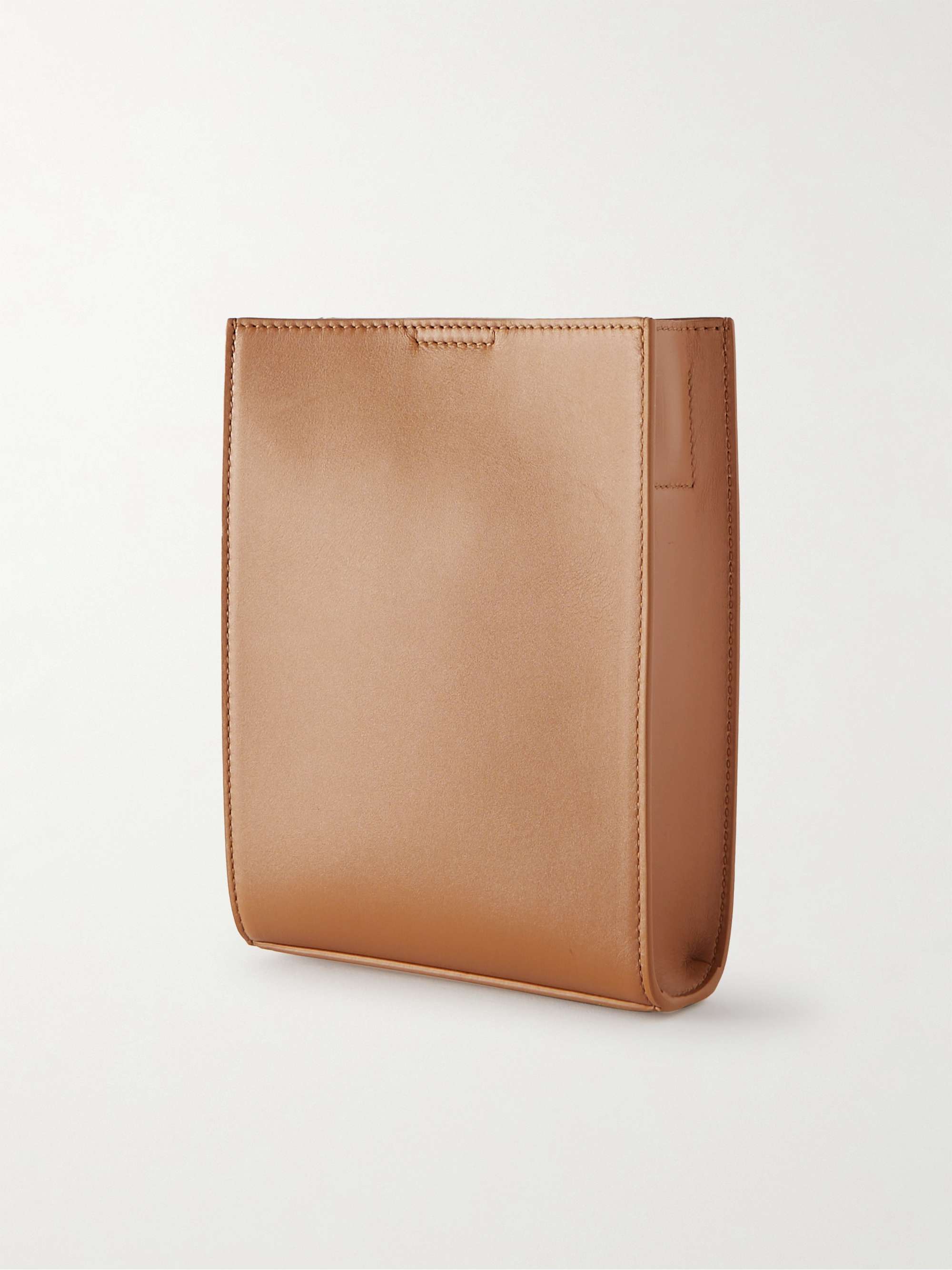 JIL SANDER Tangle Small Leather Messenger Bag