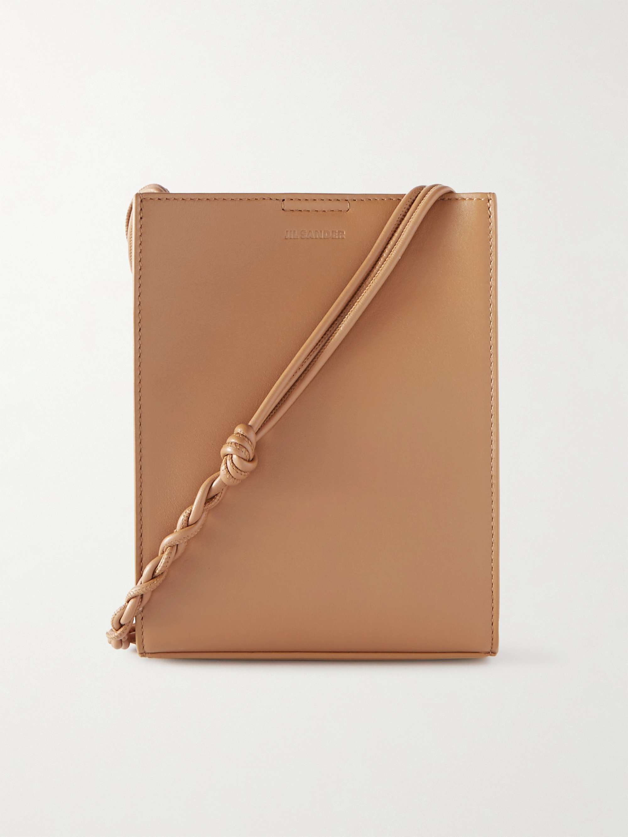 JIL SANDER Tangle Small Leather Messenger Bag