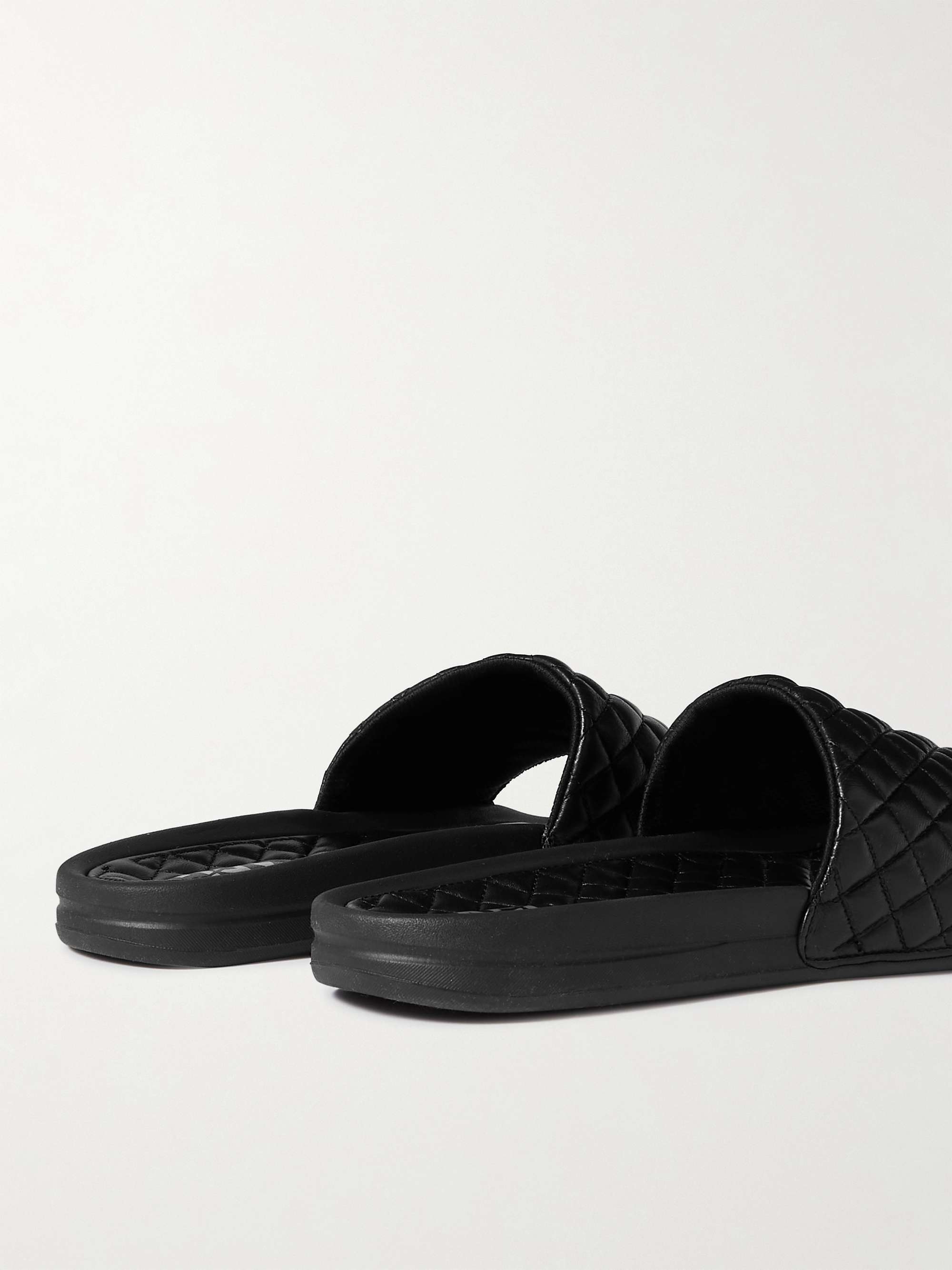 APL ATHLETIC PROPULSION LABS Lusso Quilted Leather Slides
