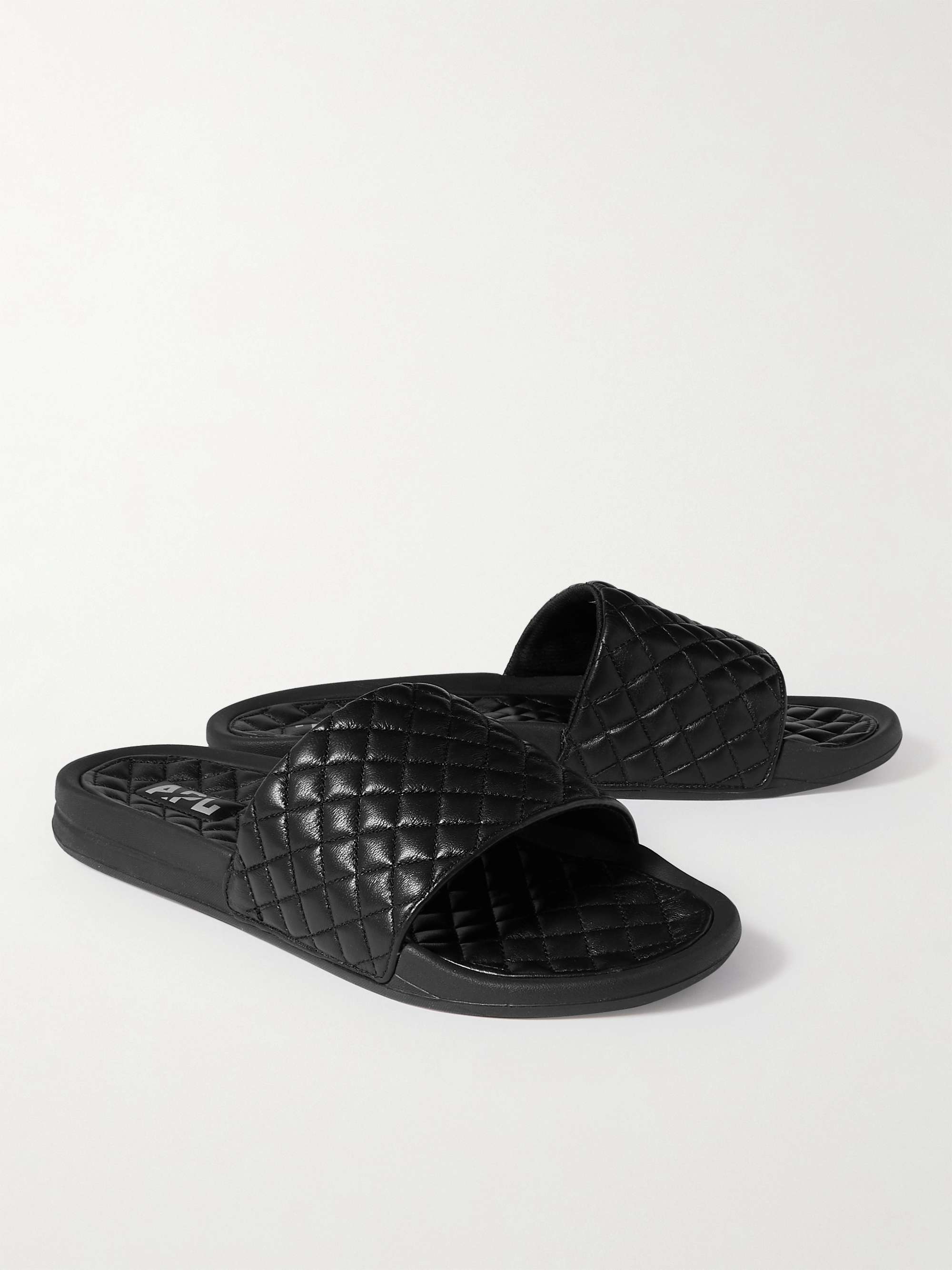 APL ATHLETIC PROPULSION LABS Lusso Quilted Leather Slides