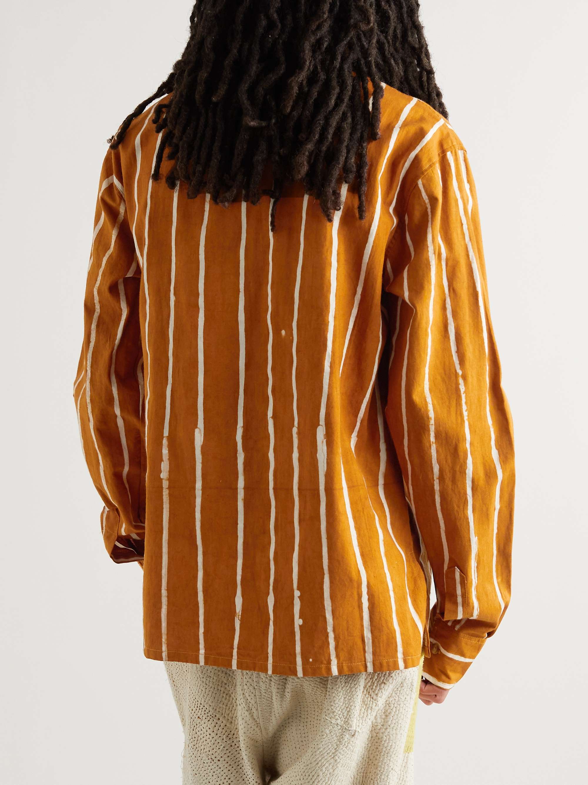 POST-IMPERIAL Lagos Striped Cotton Shirt