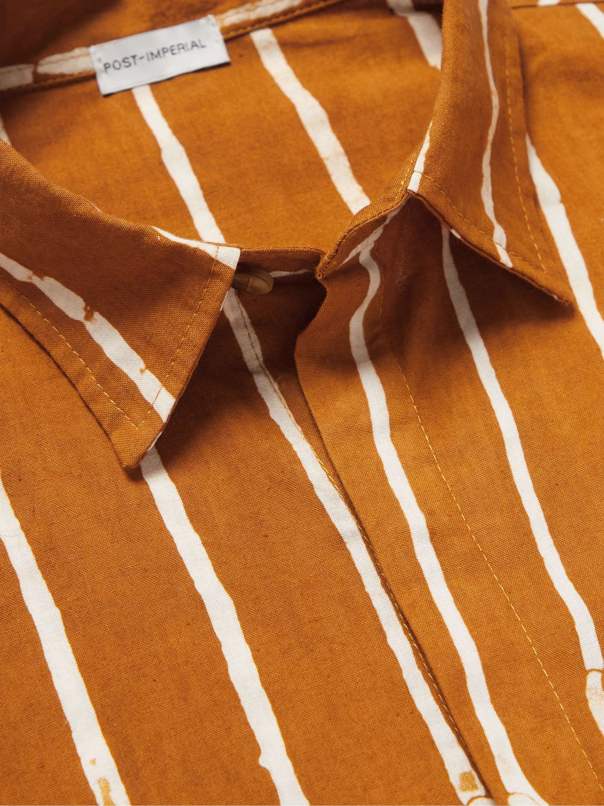 POST-IMPERIAL Lagos Striped Cotton Shirt