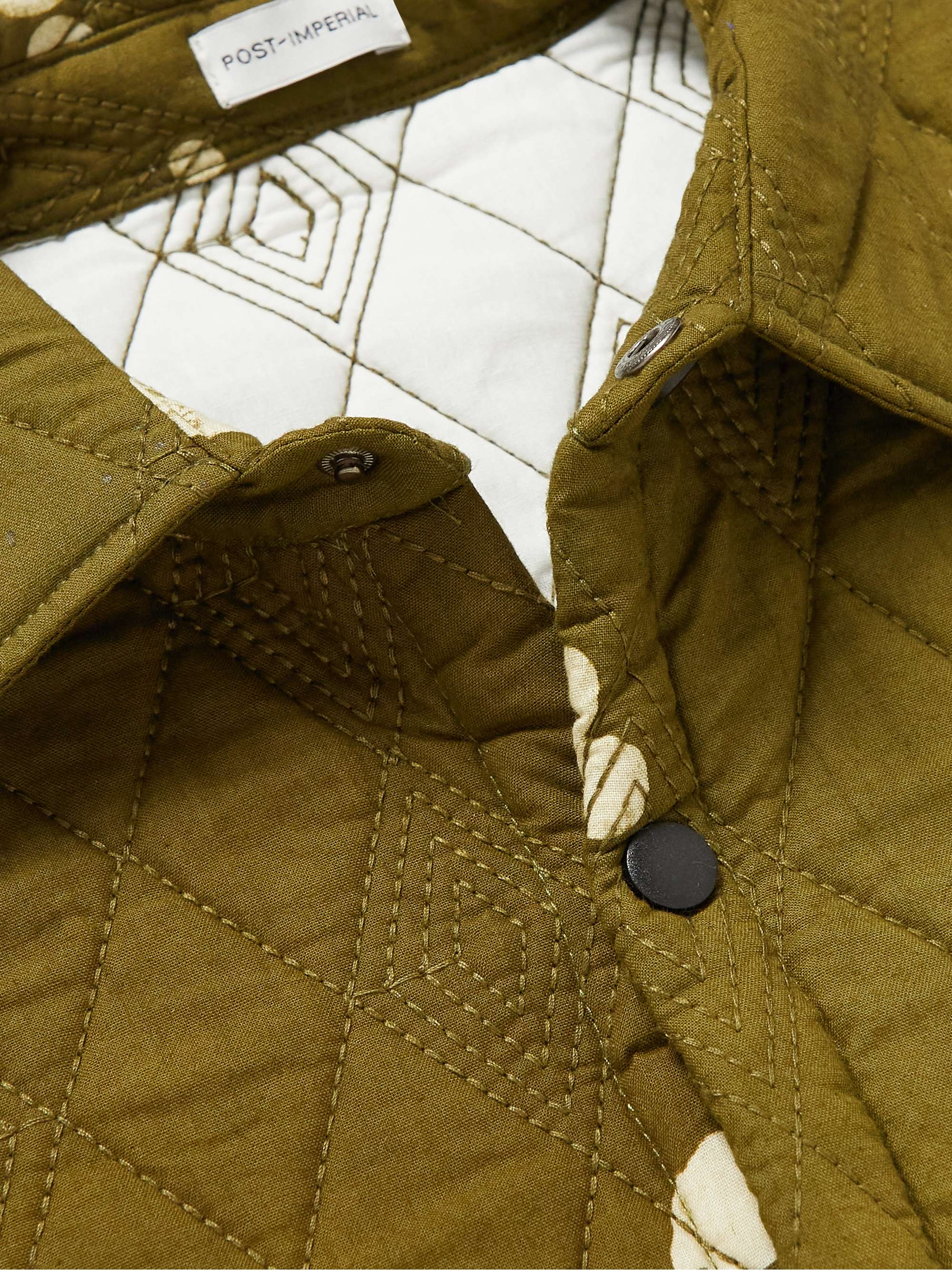 POST-IMPERIAL Didi Quilted Tie-Dyed Cotton Overshirt